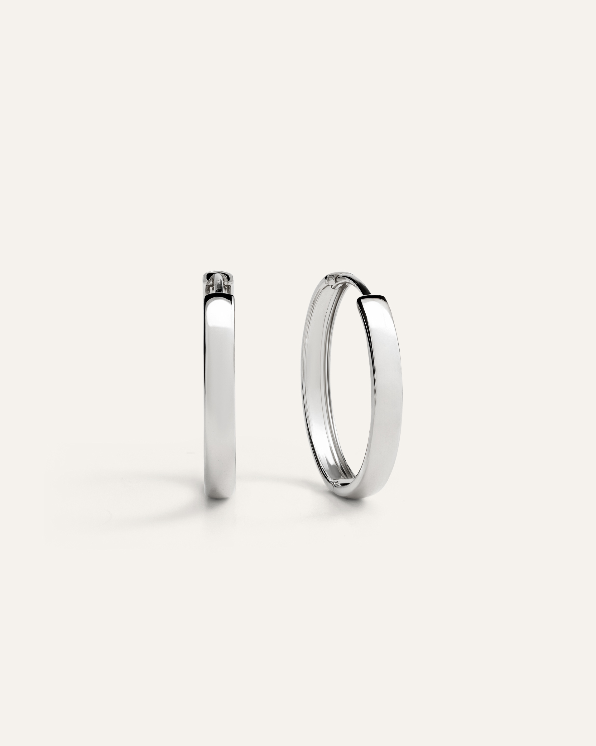 14K Gold Bold Hoops — Image 8