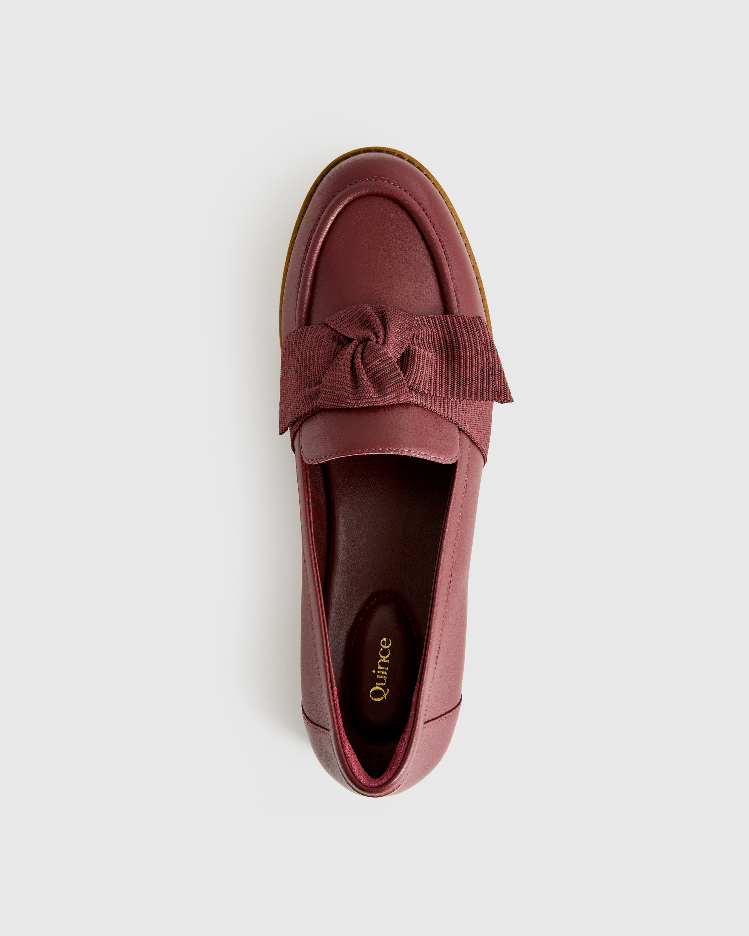 Italian Leather Bow Penny Loafer — Image 8