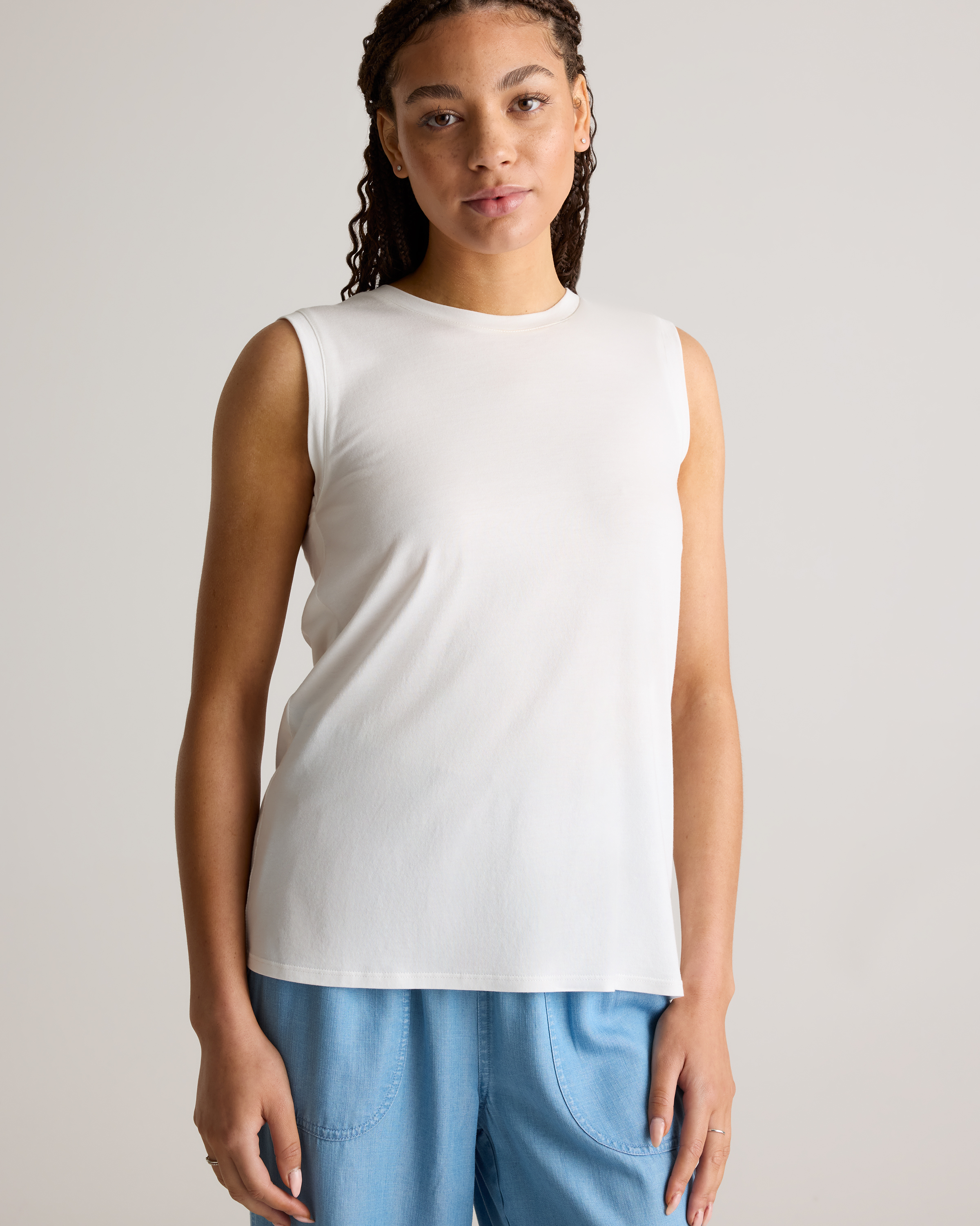 Cotton Modal Muscle Tank — Image 9