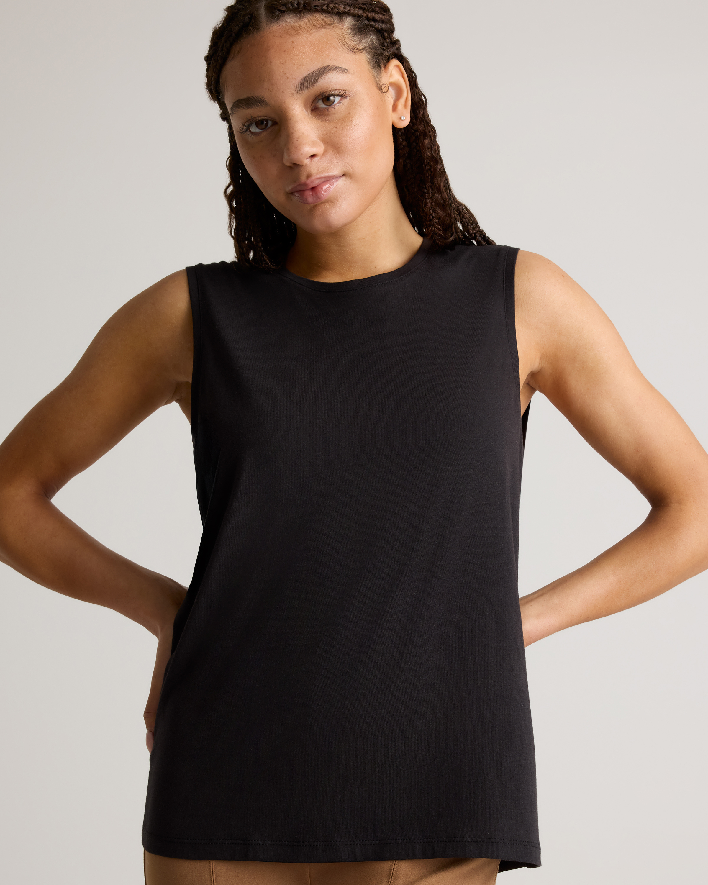 Cotton Modal Muscle Tank — Image 8