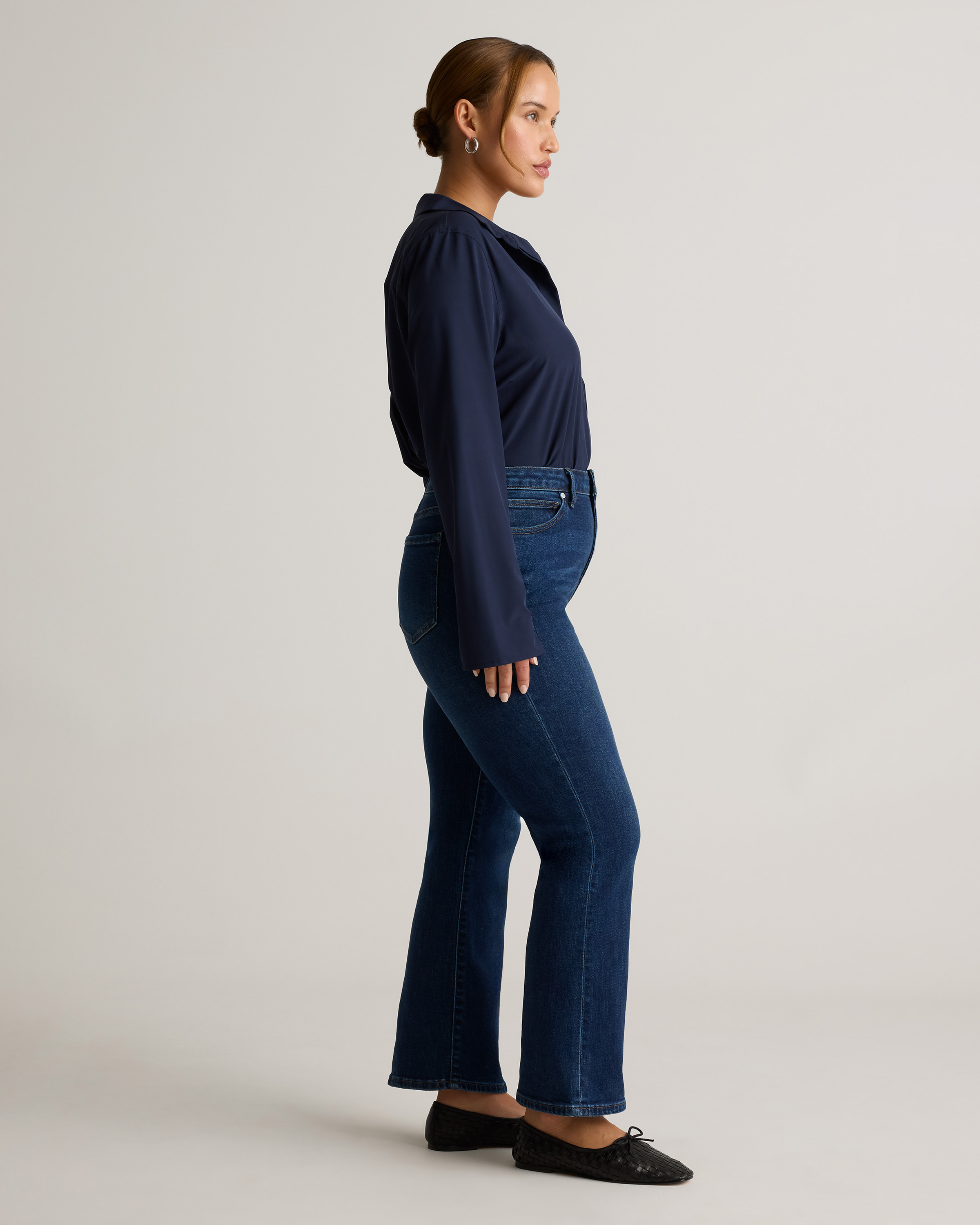 Bella Stretch Kick Flare Jeans — Image 184