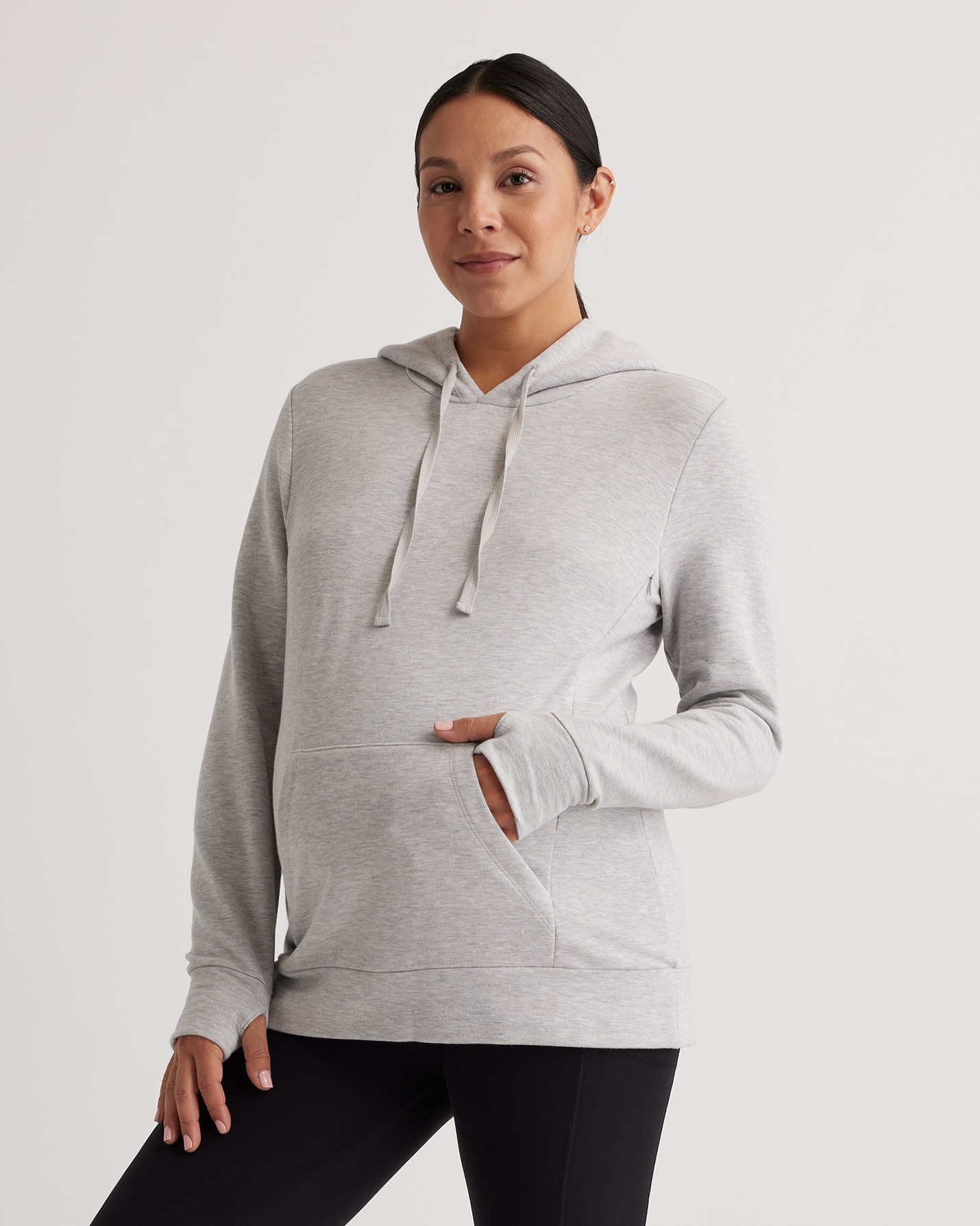 SuperSoft Fleece Maternity & Nursing Hoodie — Image 29