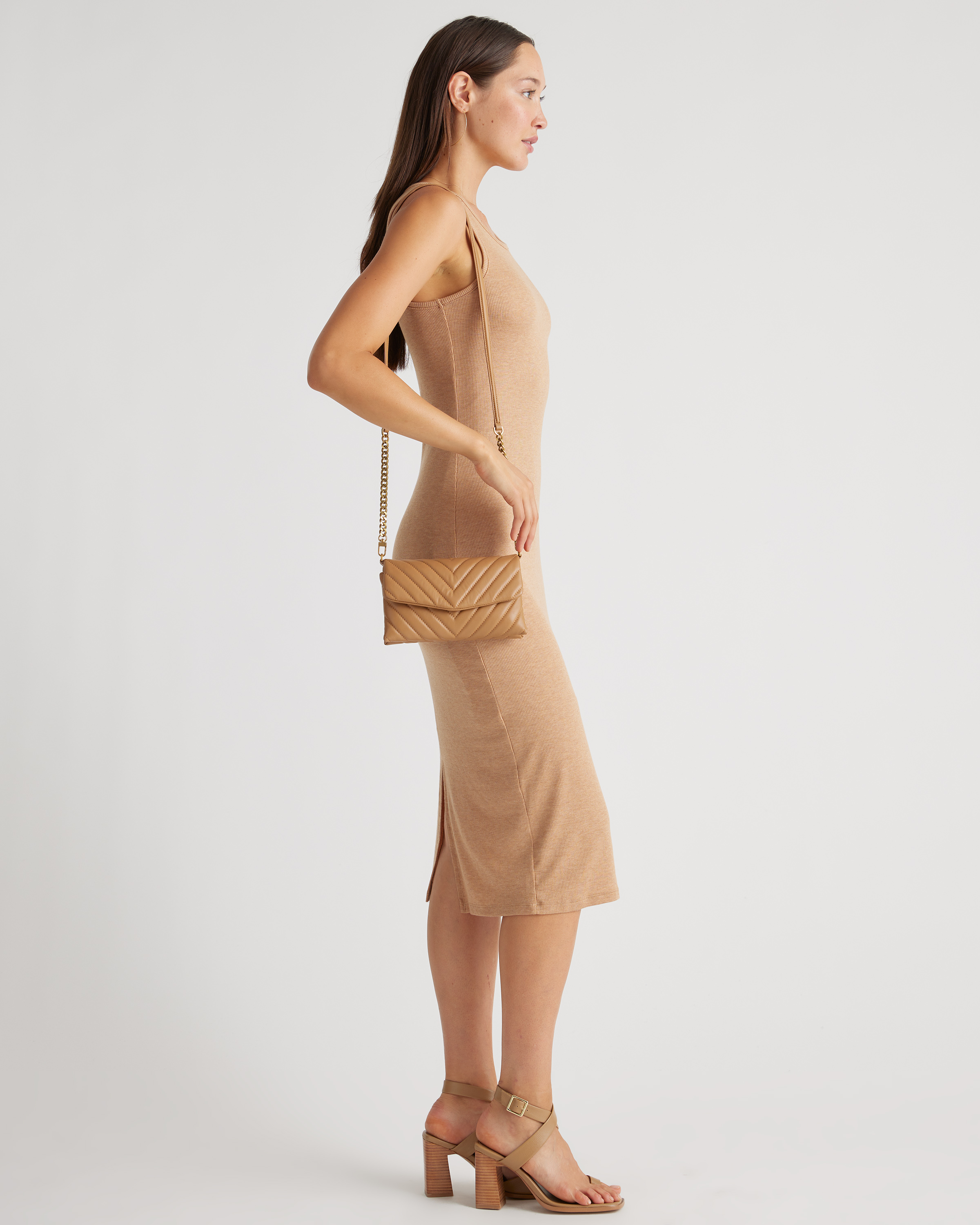 Italian Leather Quilted Wallet Crossbody — Image 16