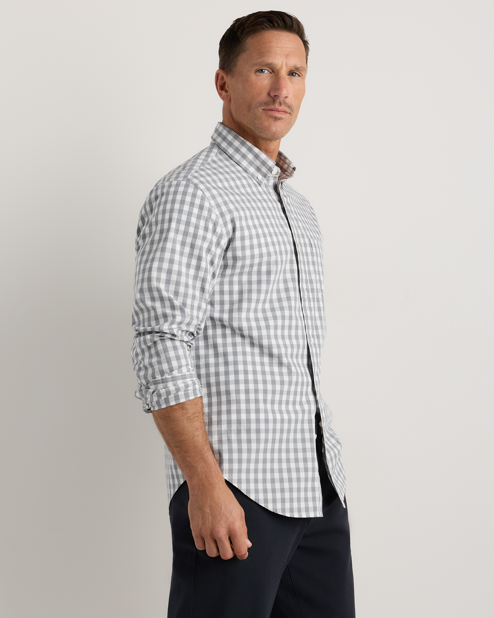 Organic Cotton Stretch Poplin Shirt — Image 24