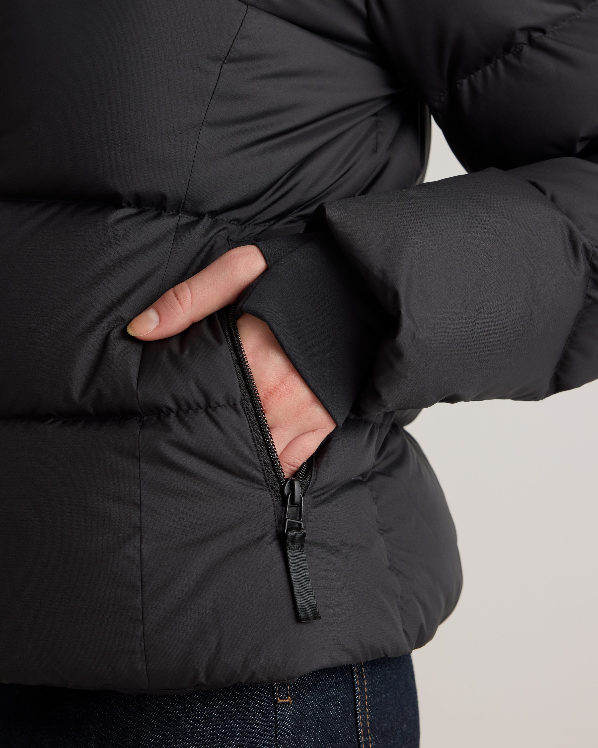 Responsible Down Cinch Waist Puffer Jacket — Image 5