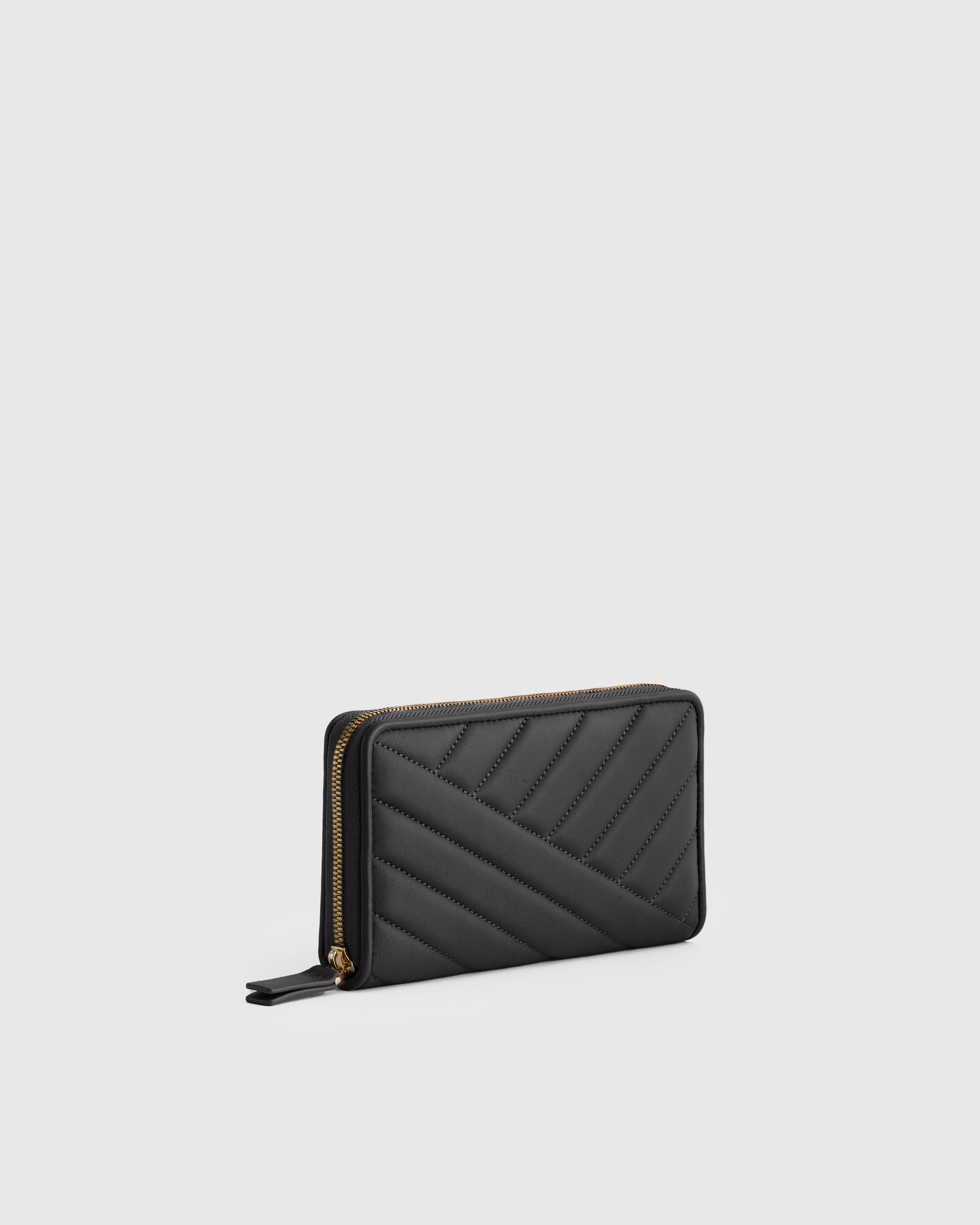 Italian Leather Quilted Continental Wallet — Image 4