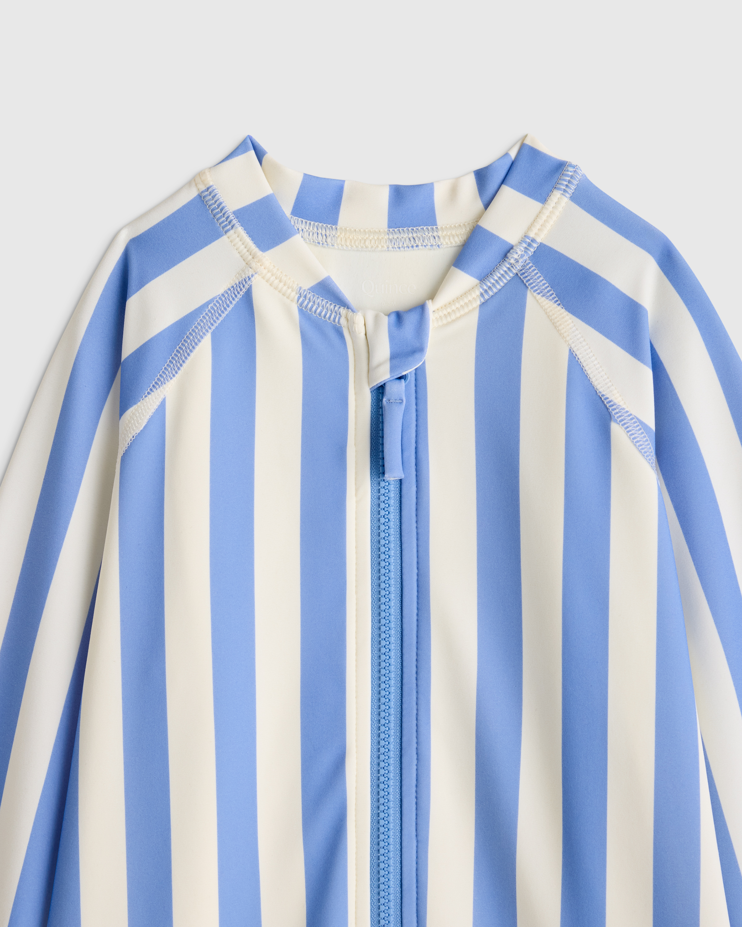 Long Sleeve Zip-Up Rash Guard One-Piece — Image 4