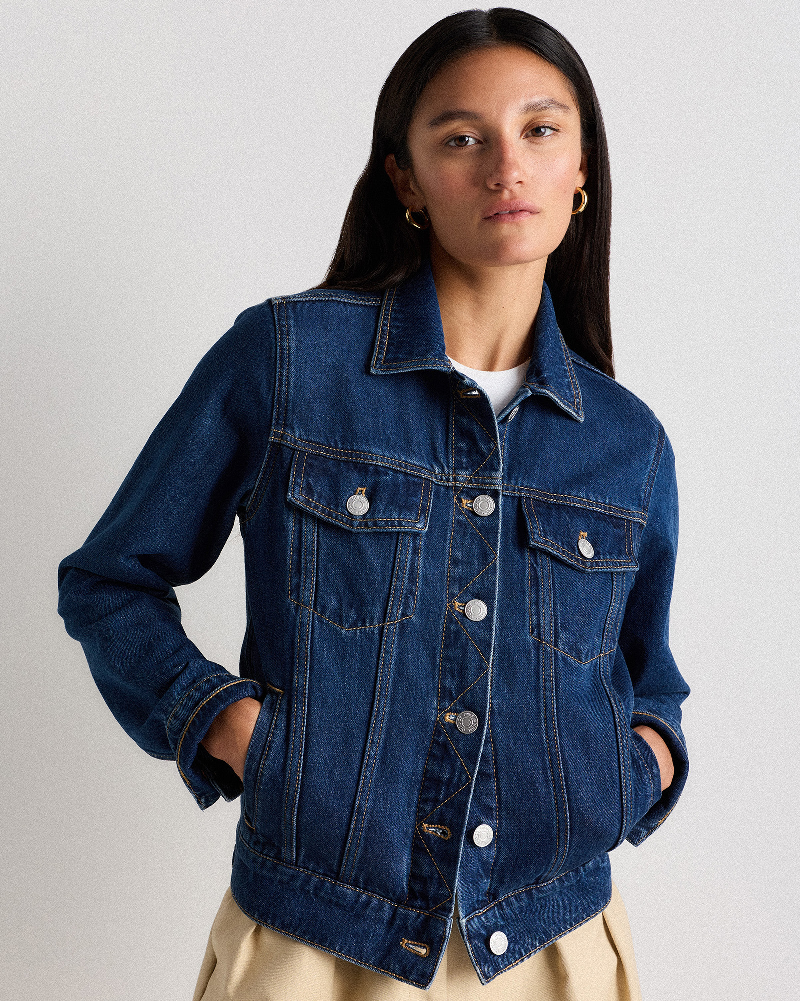 100% Organic Cotton Denim Jacket — Image 7