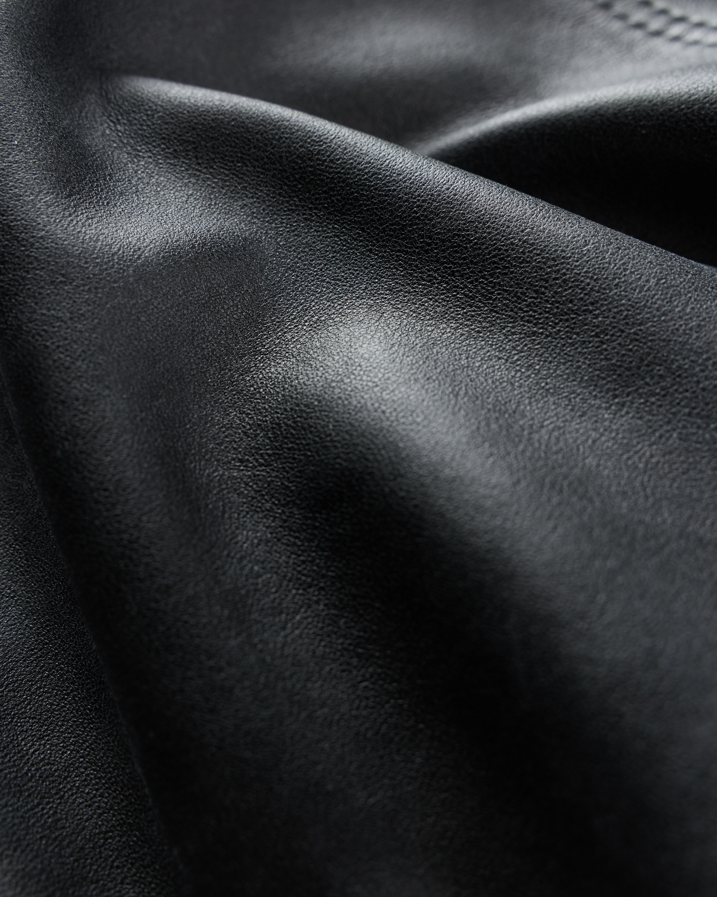 100% Leather Oversized Biker Jacket — Image 8