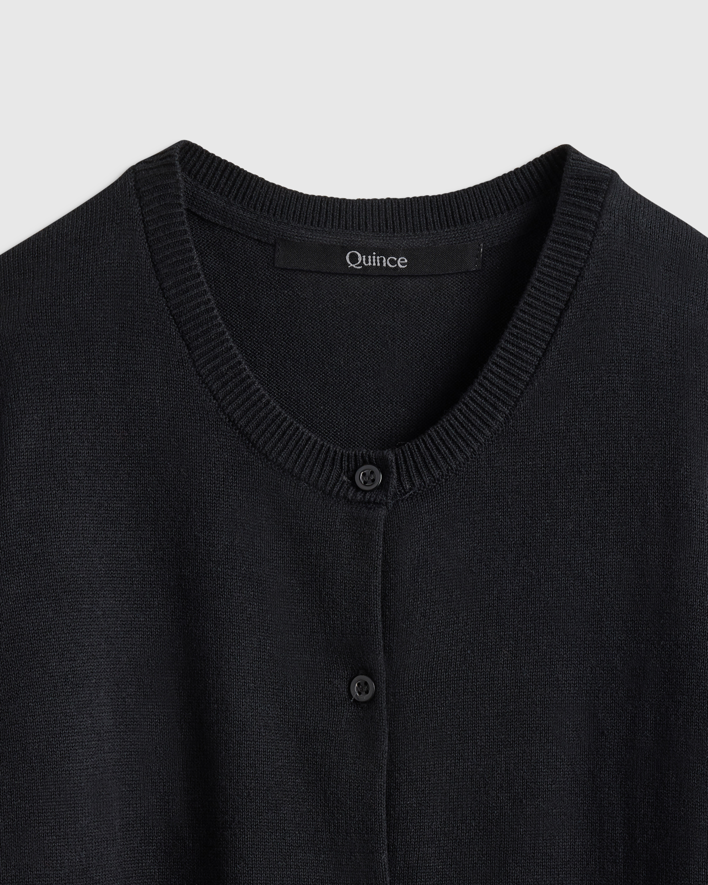 100% Organic Cotton Crewneck Cardigan — Image 4