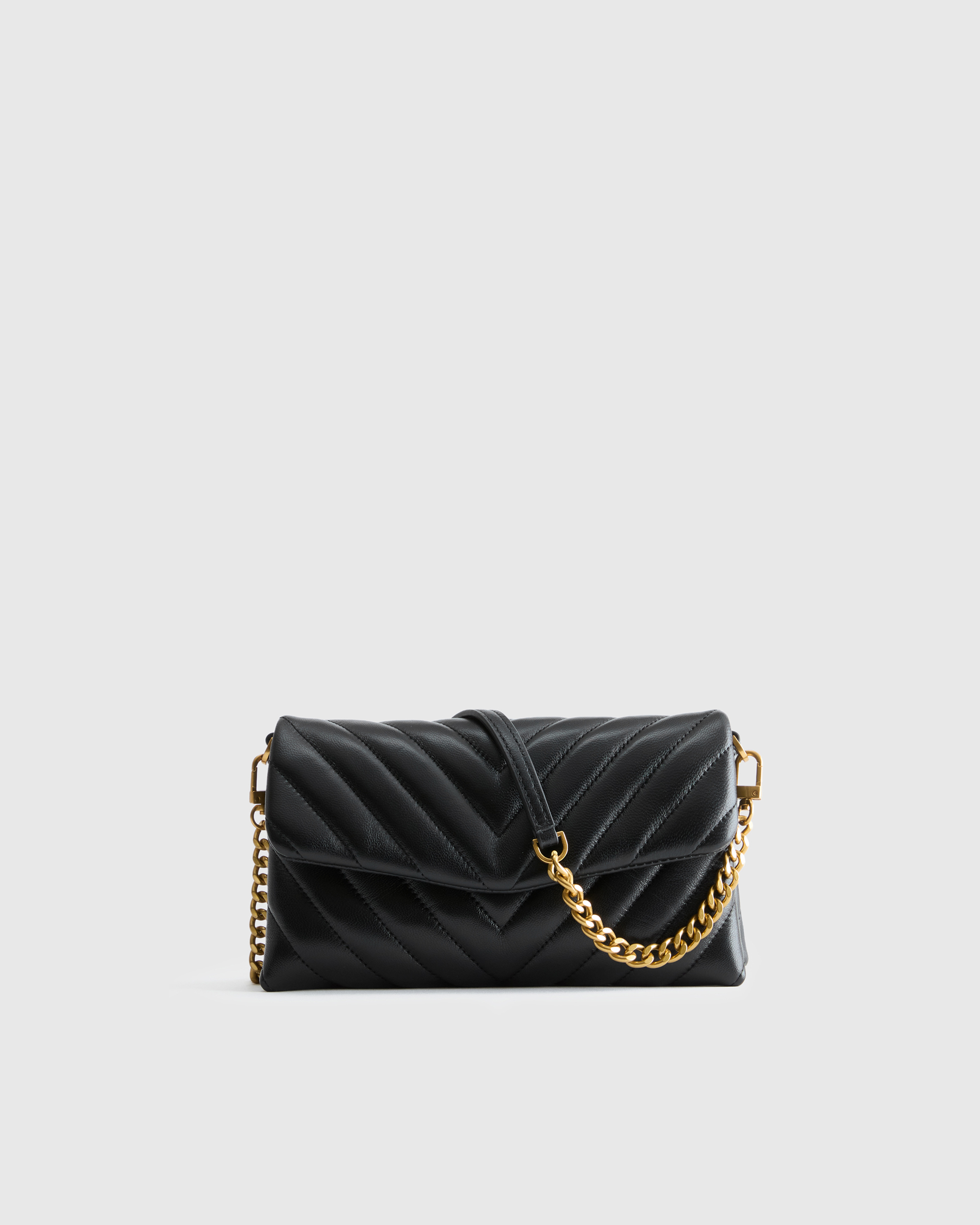 Italian Leather Quilted Wallet Crossbody — Image 25