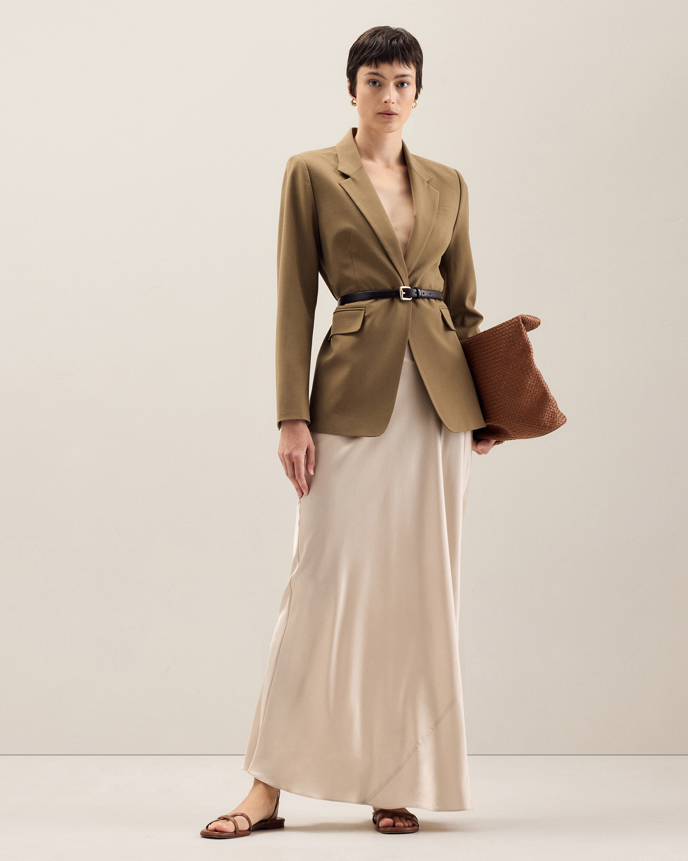 Italian Wool Long Blazer — Image 5