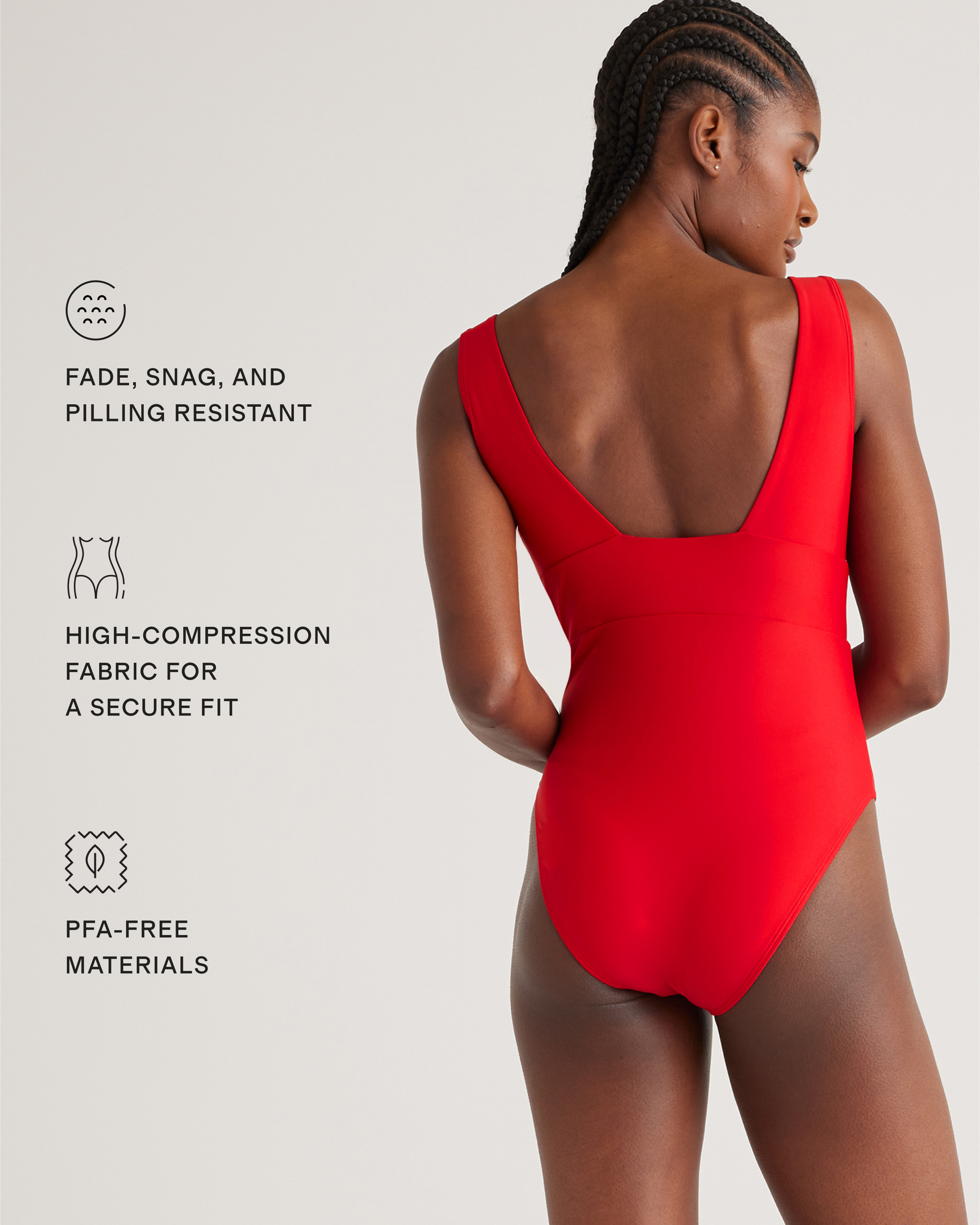 Italian Plunge One-Piece Swimsuit — Image 19