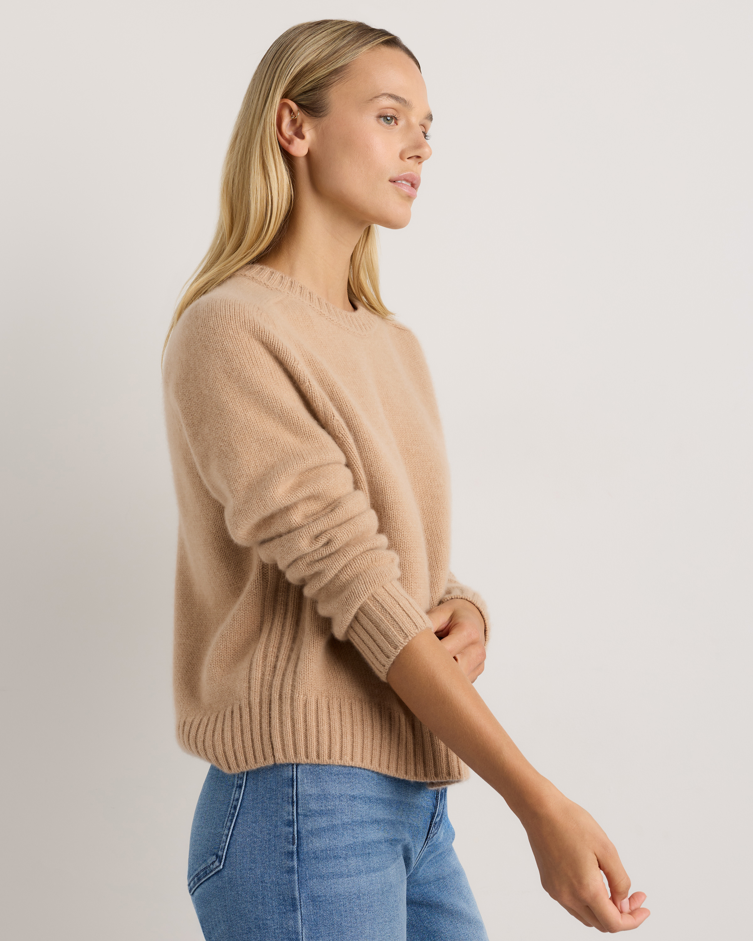 Luxe Baby Cashmere Crewneck Sweater — Image 12