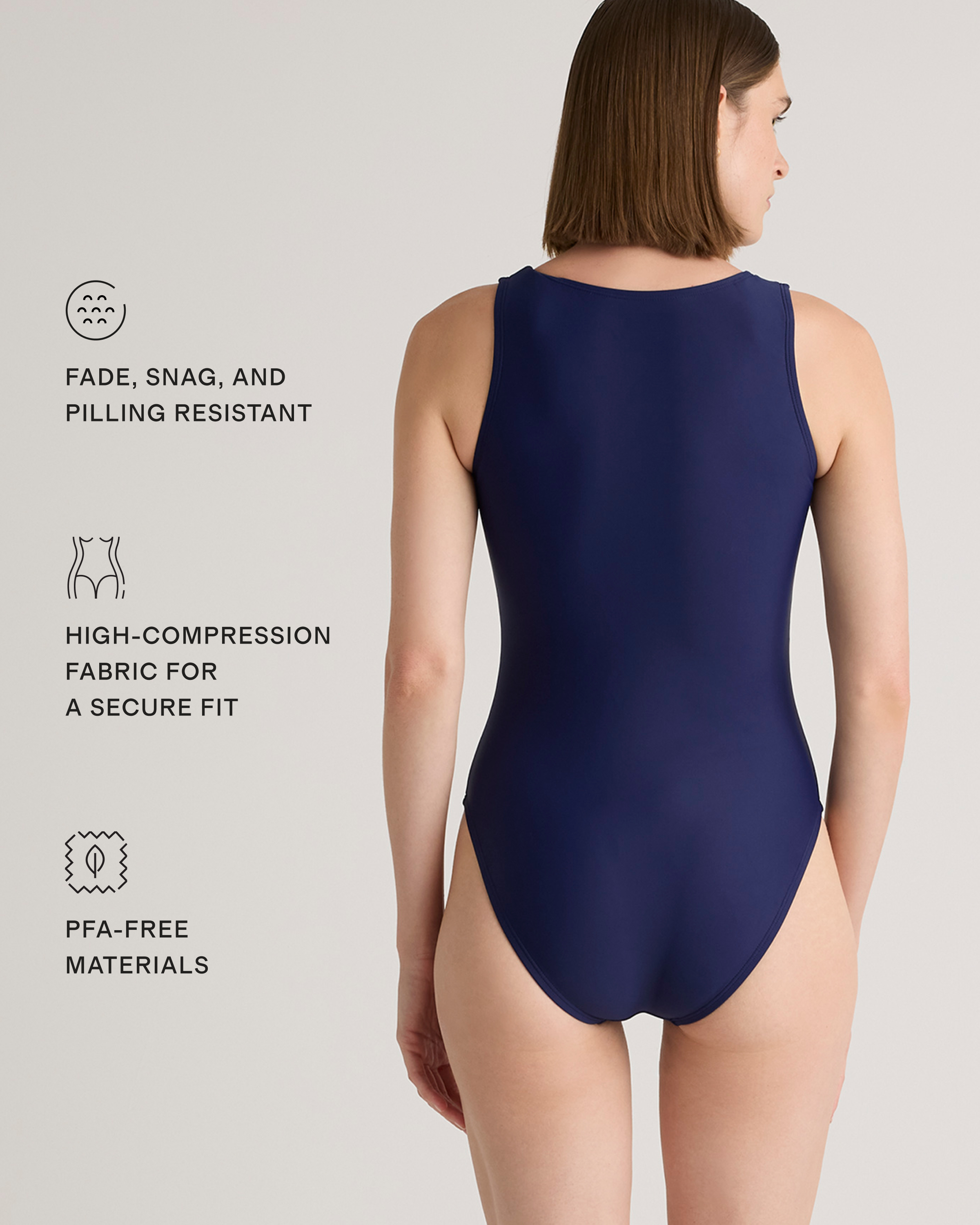 Italian Zip-Front One-Piece Swimsuit — Image 21