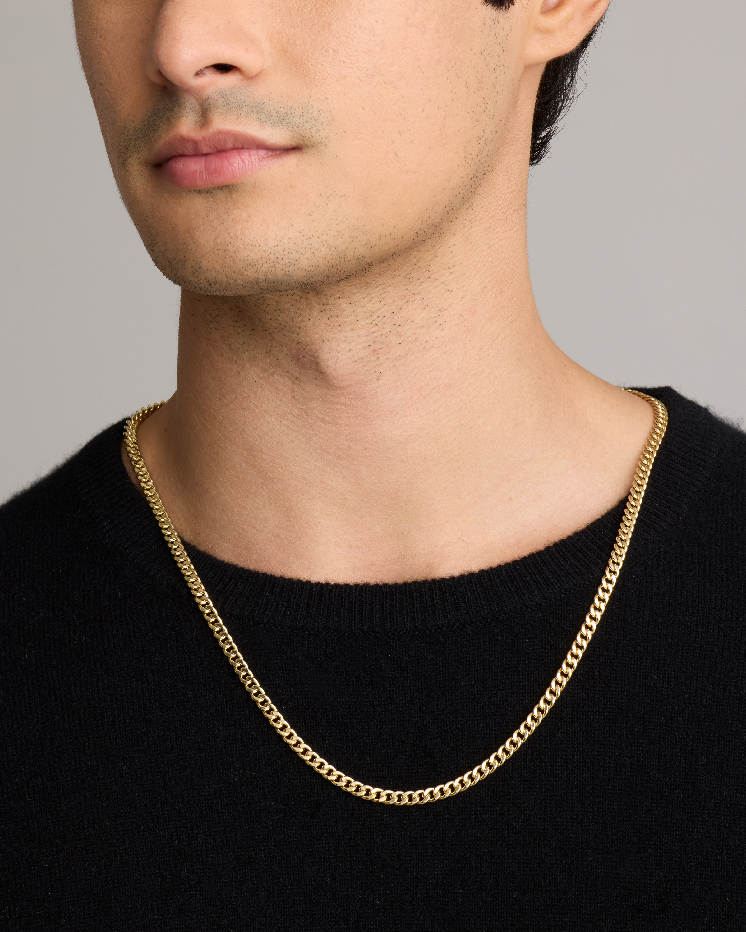 Cuban Curb Chain Necklace — Image 3