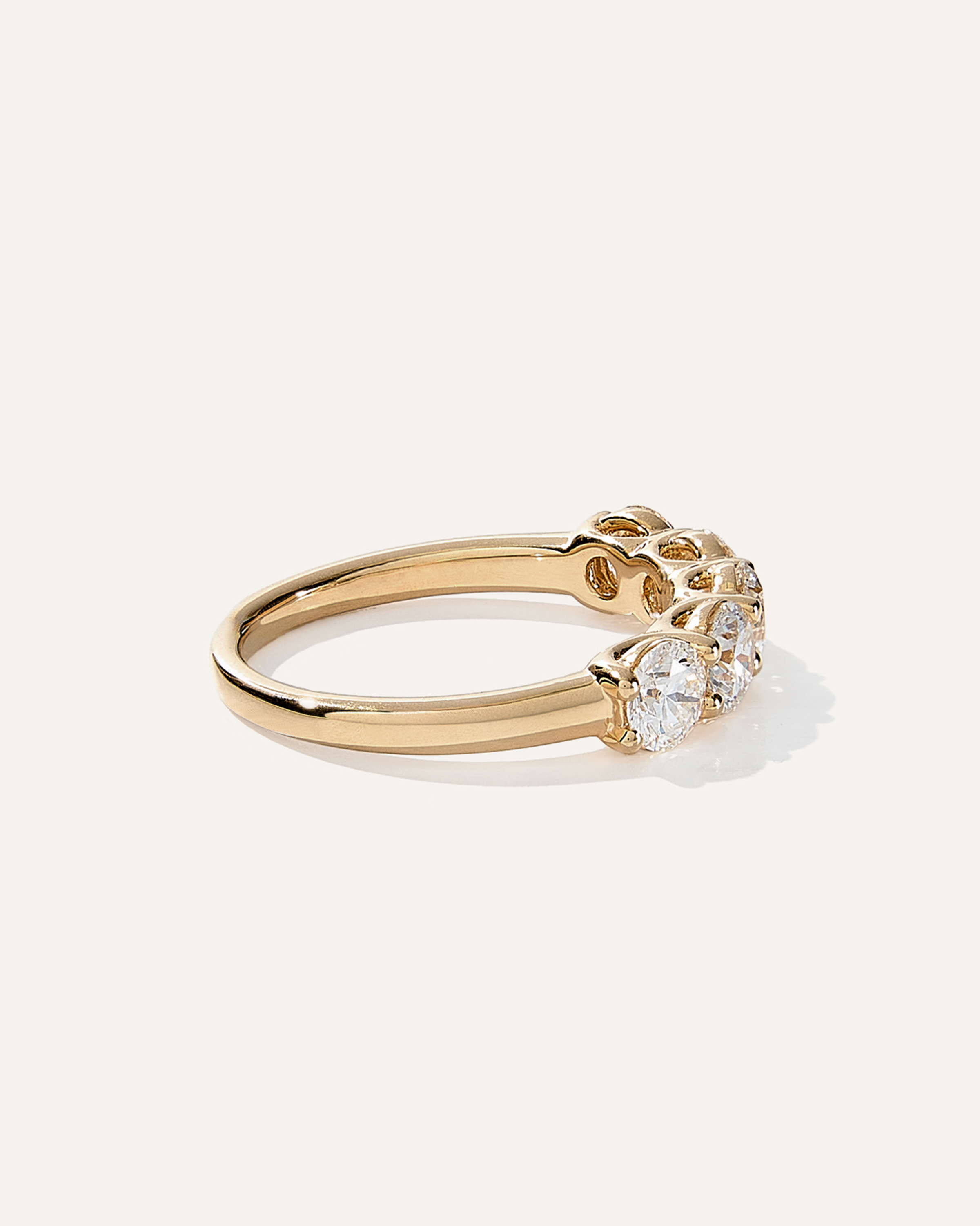 Lab Grown Diamond Five Stone Band — Image 11