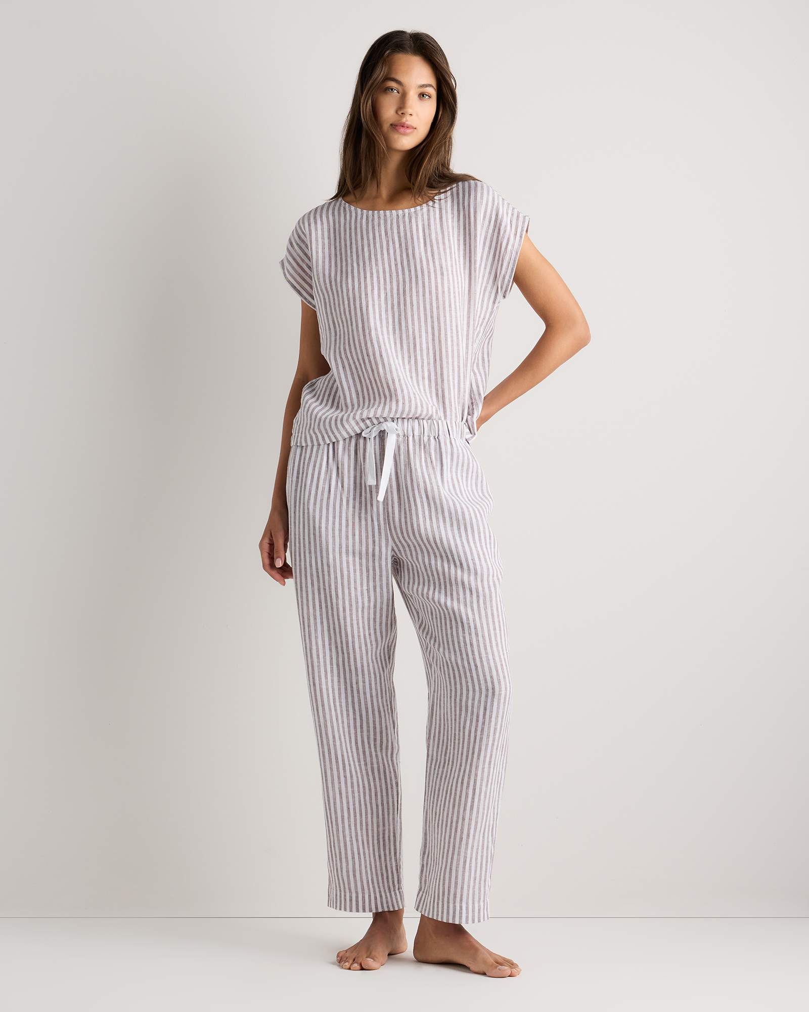 100% European Linen Pajama Set — Image 46