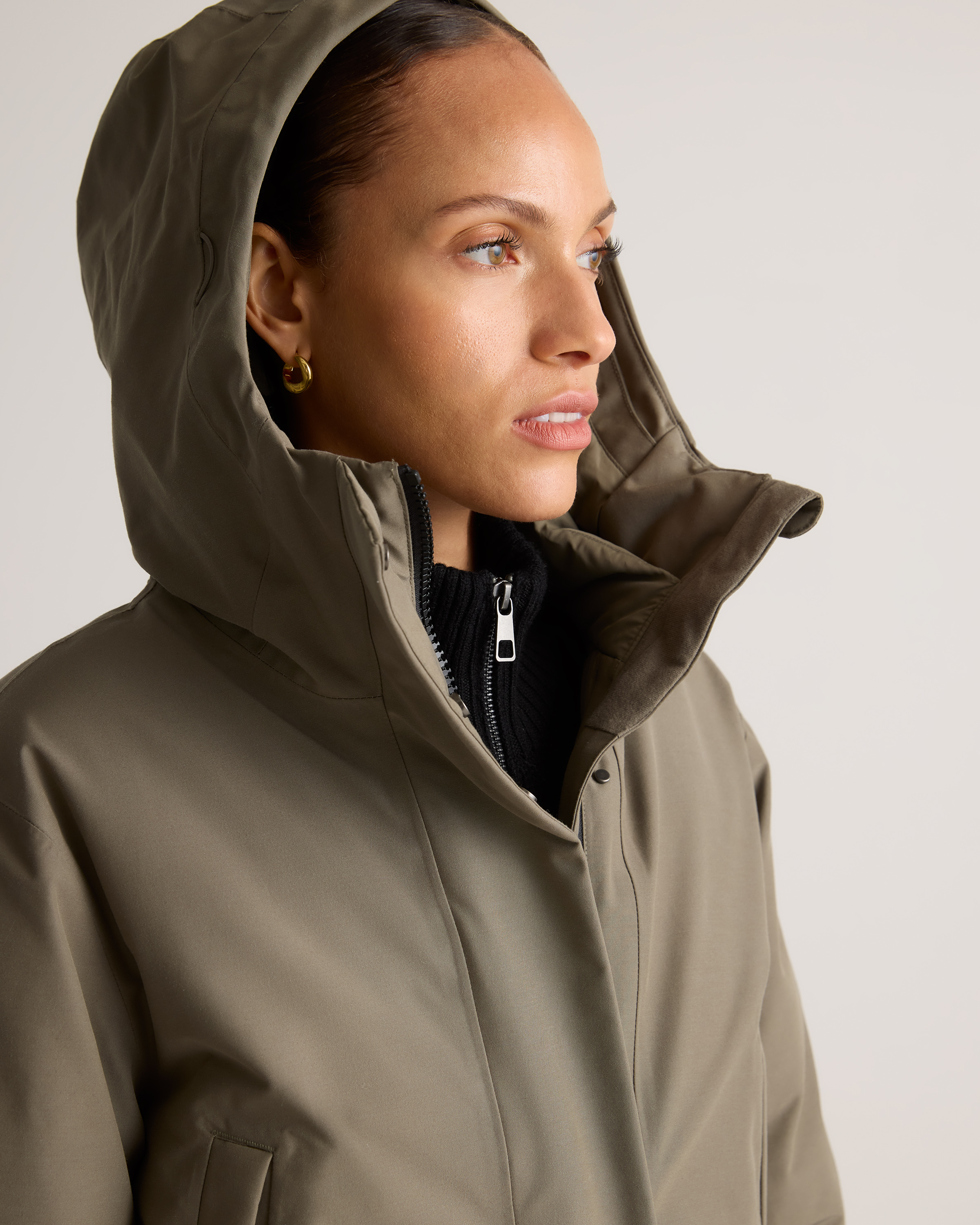 Responsible Down Hooded Long Parka — Image 18