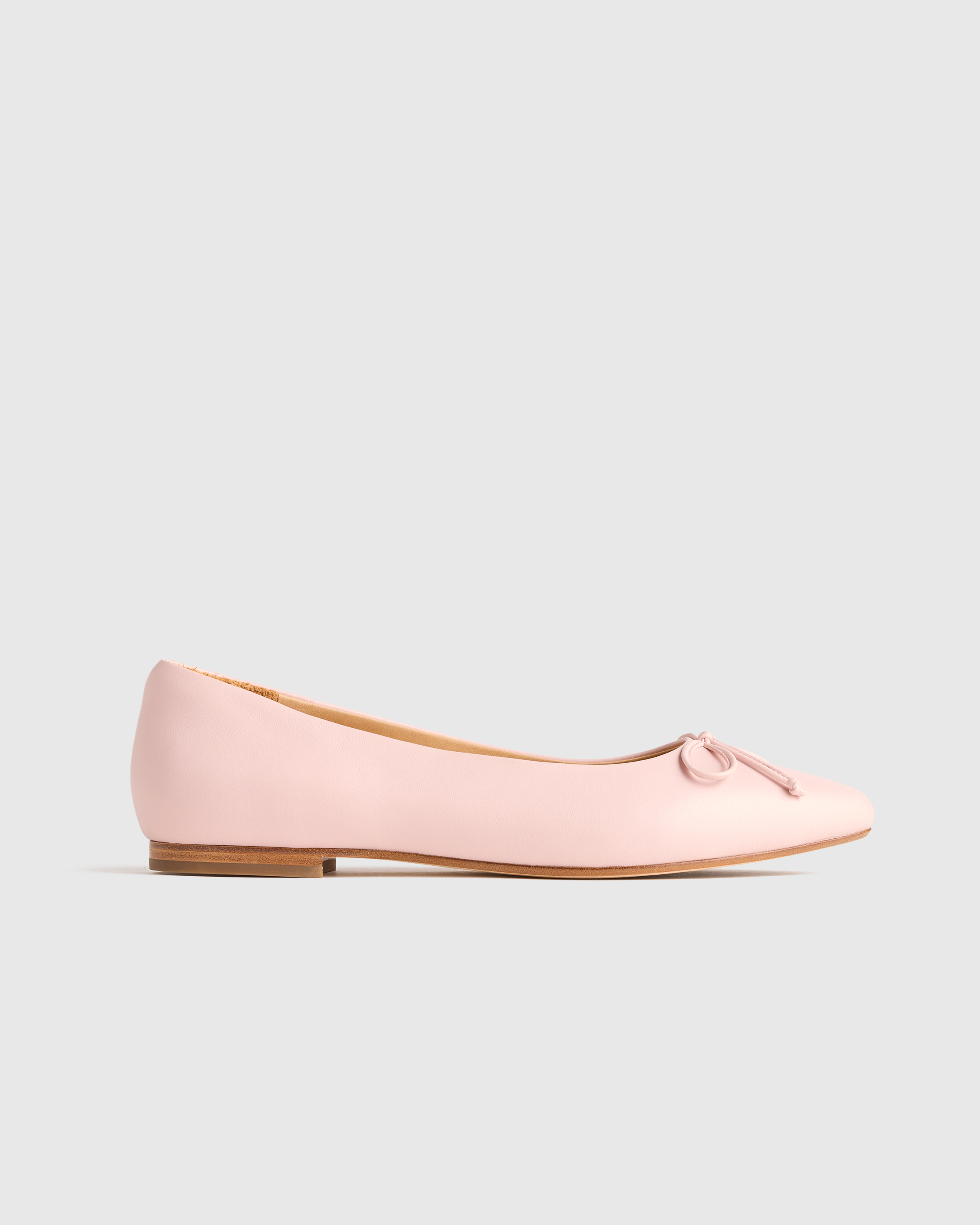 Italian Leather Pointed Bow Flat — Image 16