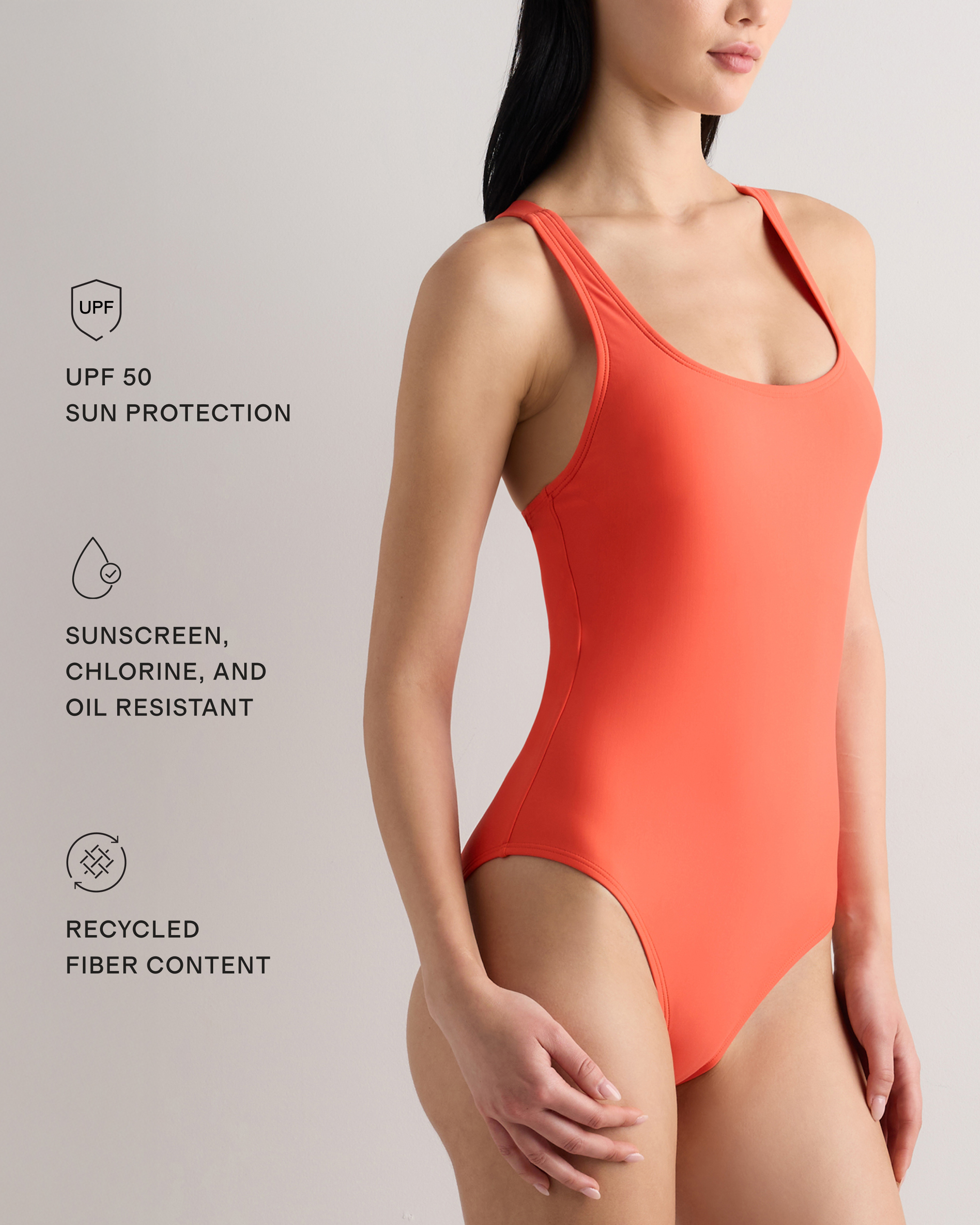 Italian Cross-Back One-Piece Swimsuit — Image 9