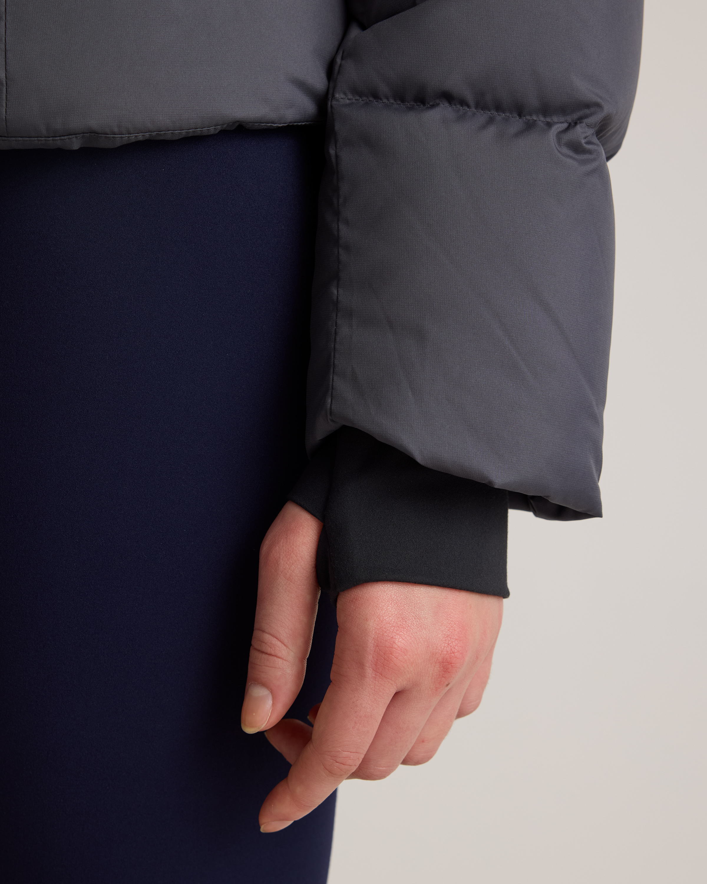 Responsible Down Cinch Waist Puffer Jacket — Image 3