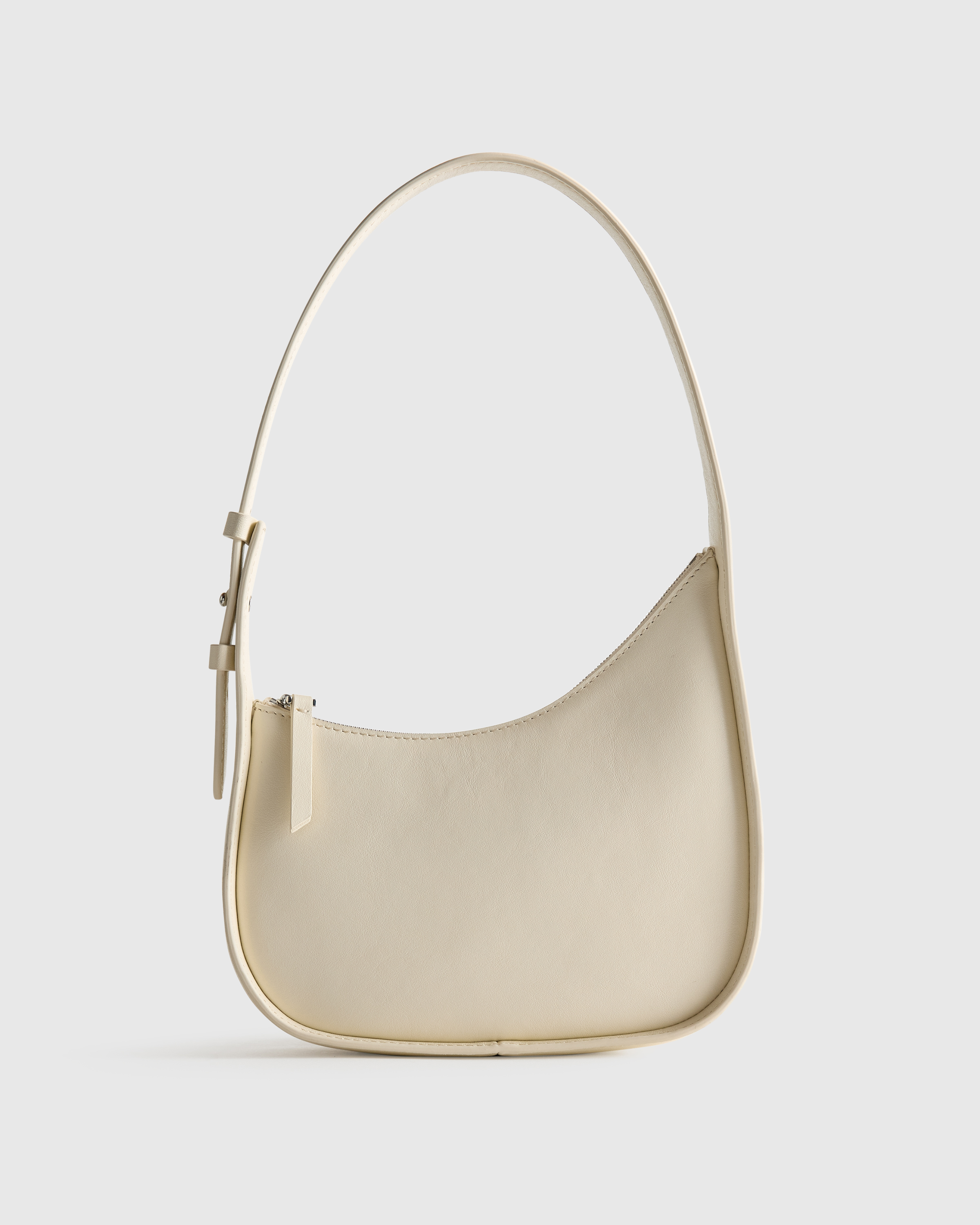 Italian Leather Asymmetrical Mini Shoulder Bag — Image 35