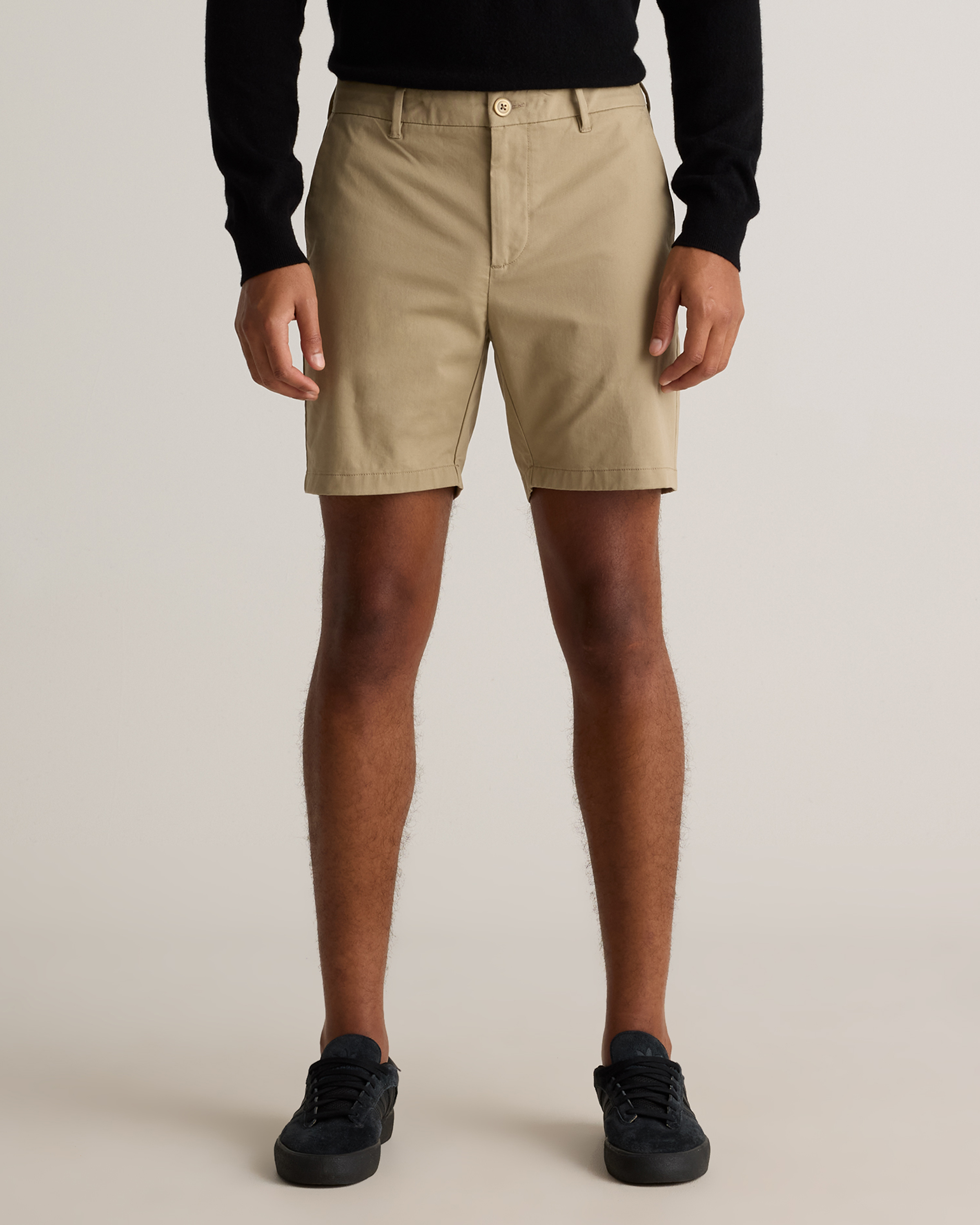Organic Cotton Classic Stretch Chino Shorts - 7" — Image 17