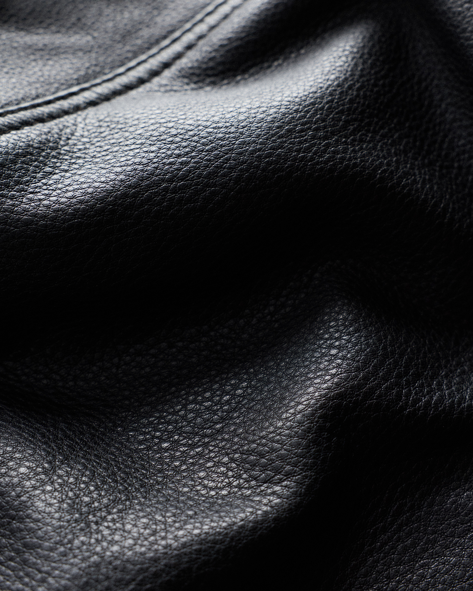 100% Leather Oversized Biker Jacket — Image 29