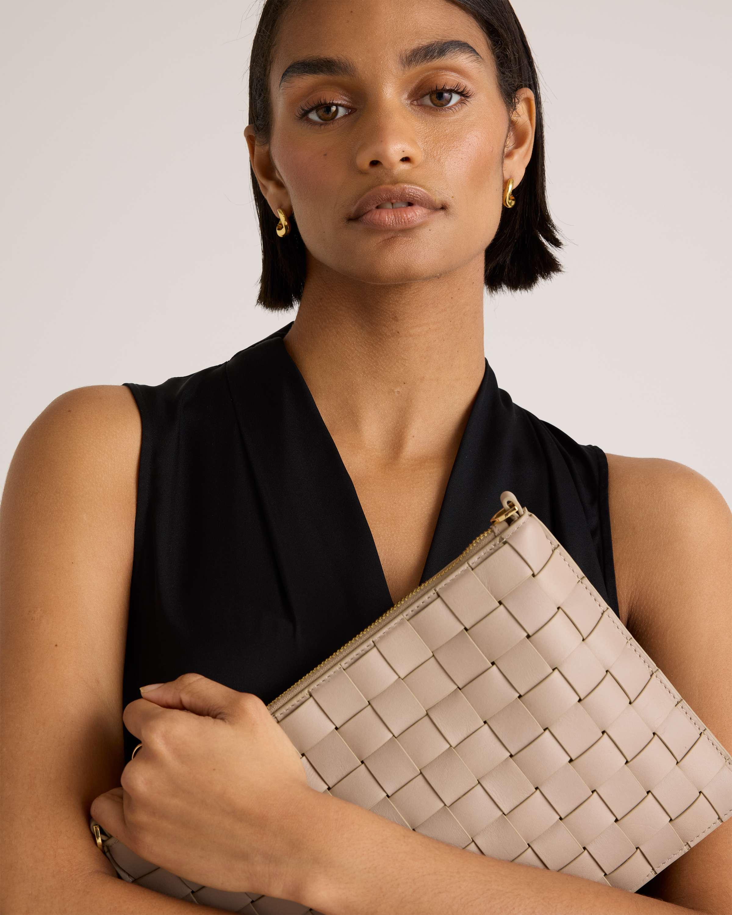 Italian Leather Handwoven Convertible Crossbody — Image 5
