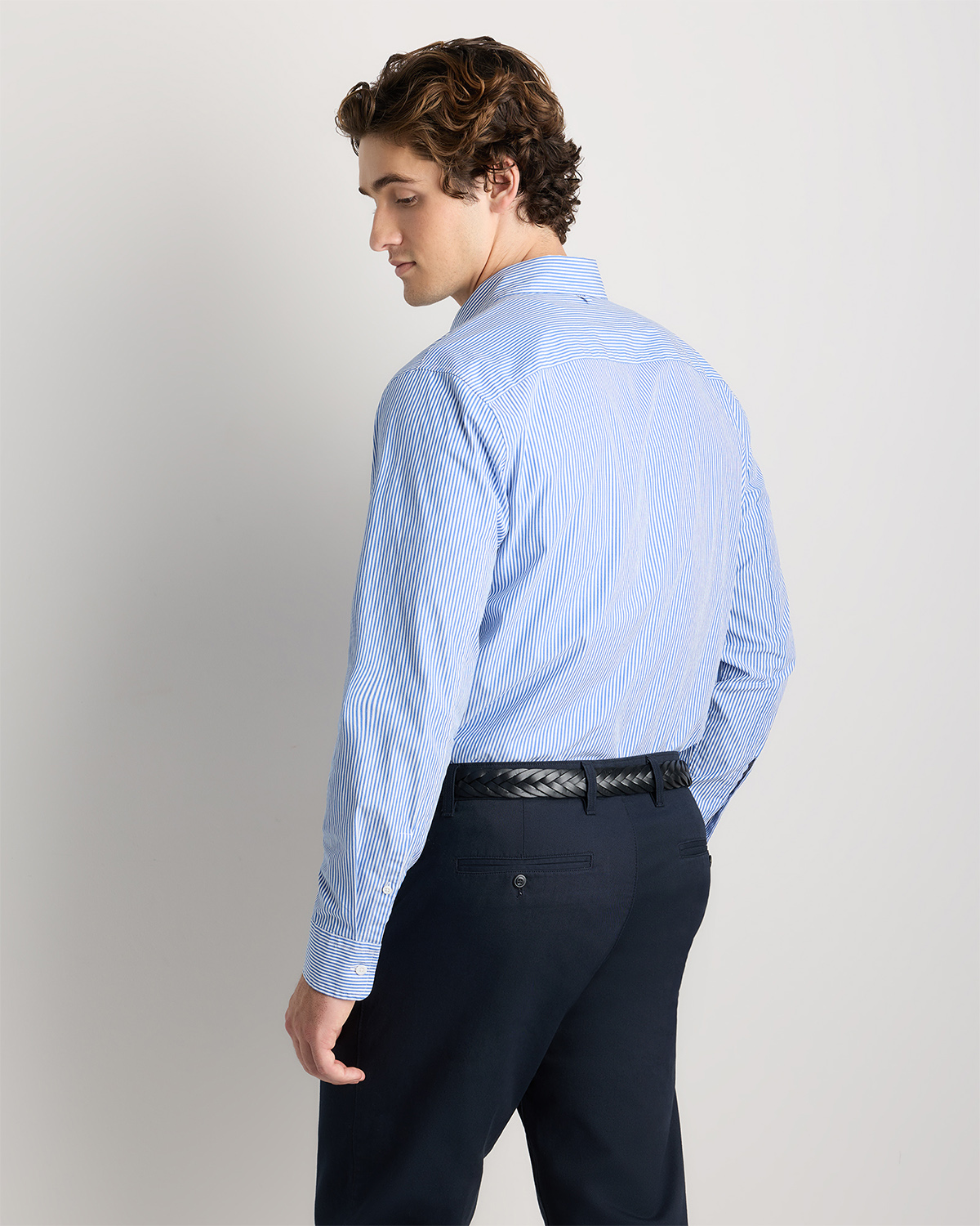 Organic Cotton Stretch Poplin Shirt — Image 34