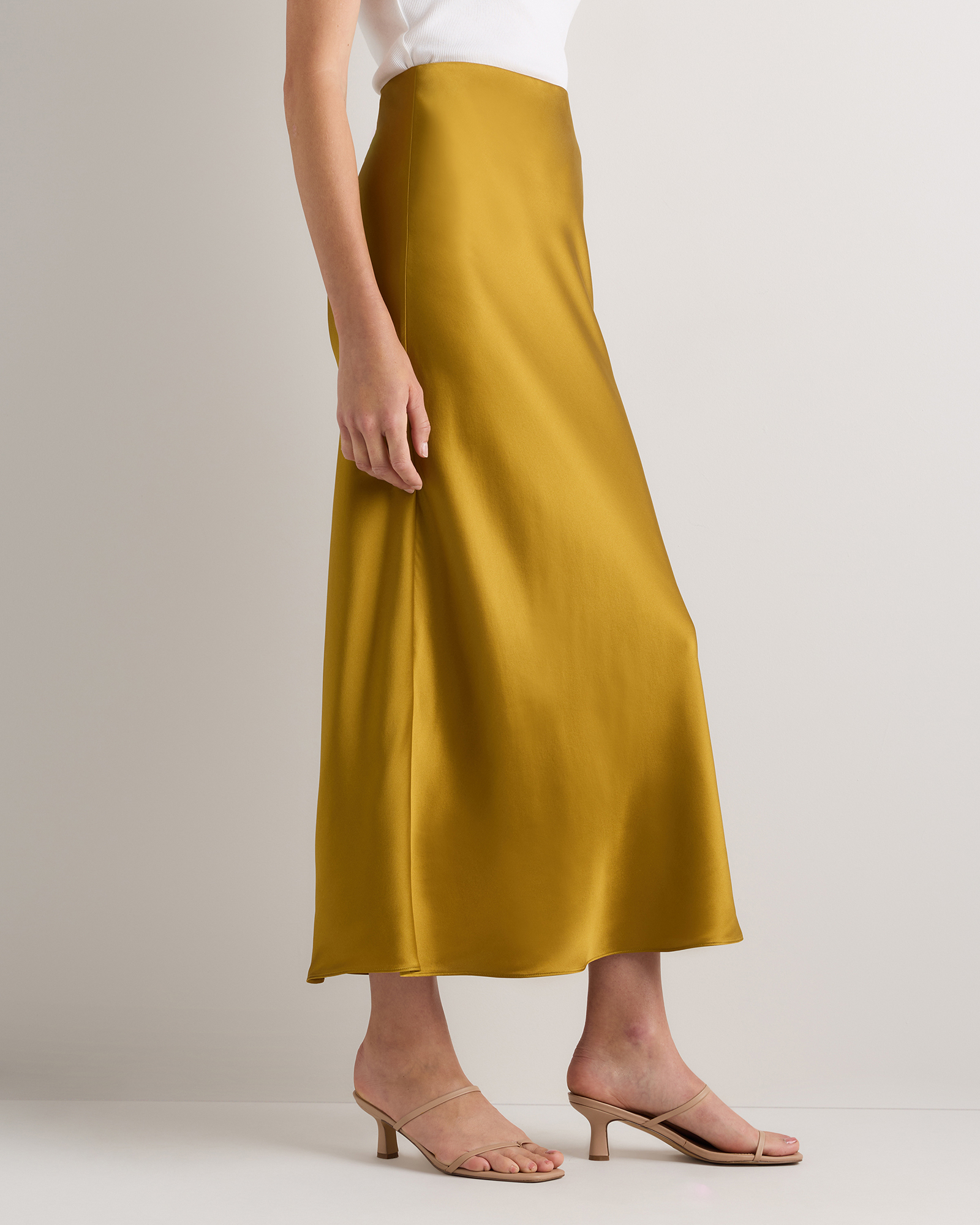 100% Washable Silk Maxi Skirt — Image 54