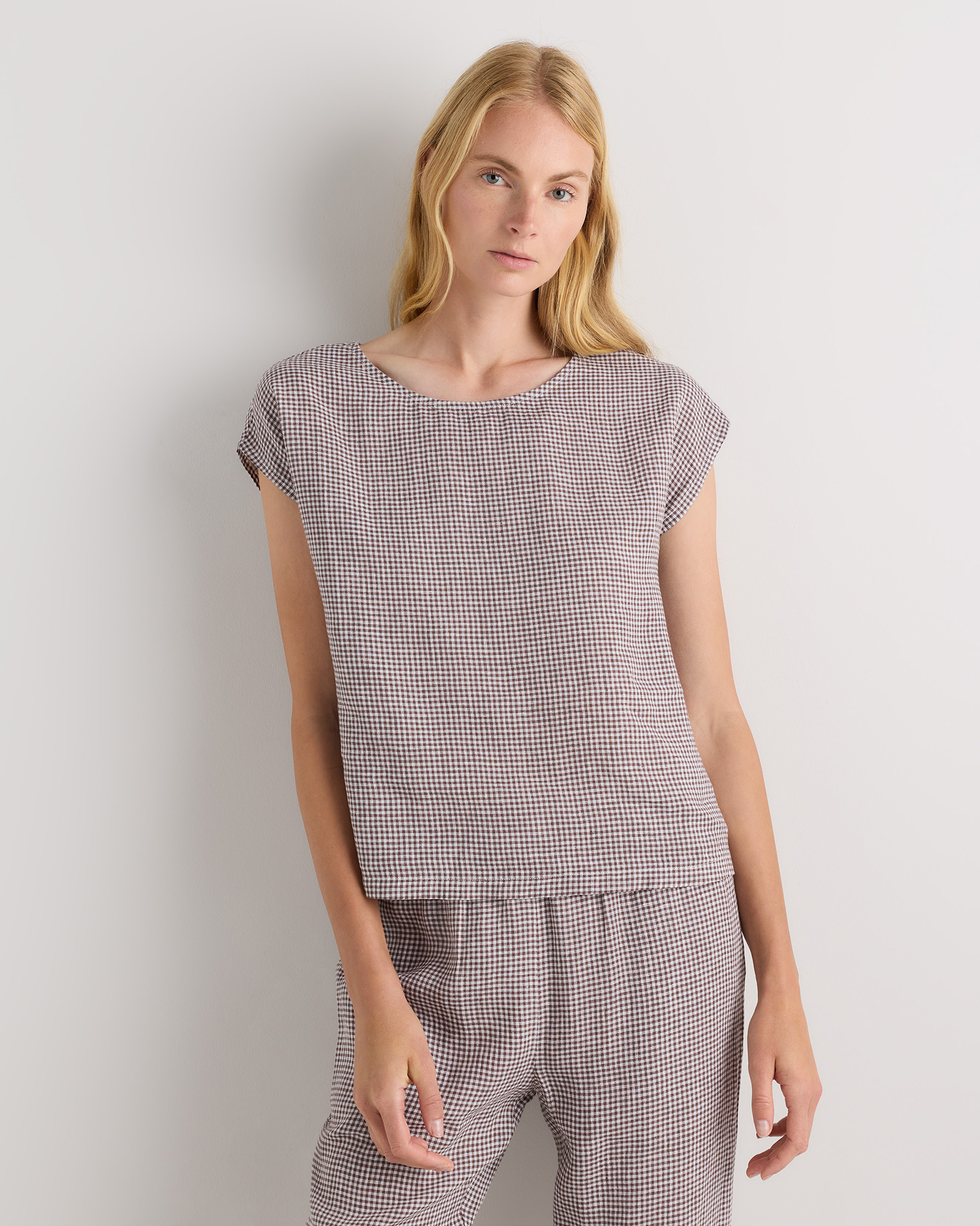100% European Linen Pajama Set — Image 40