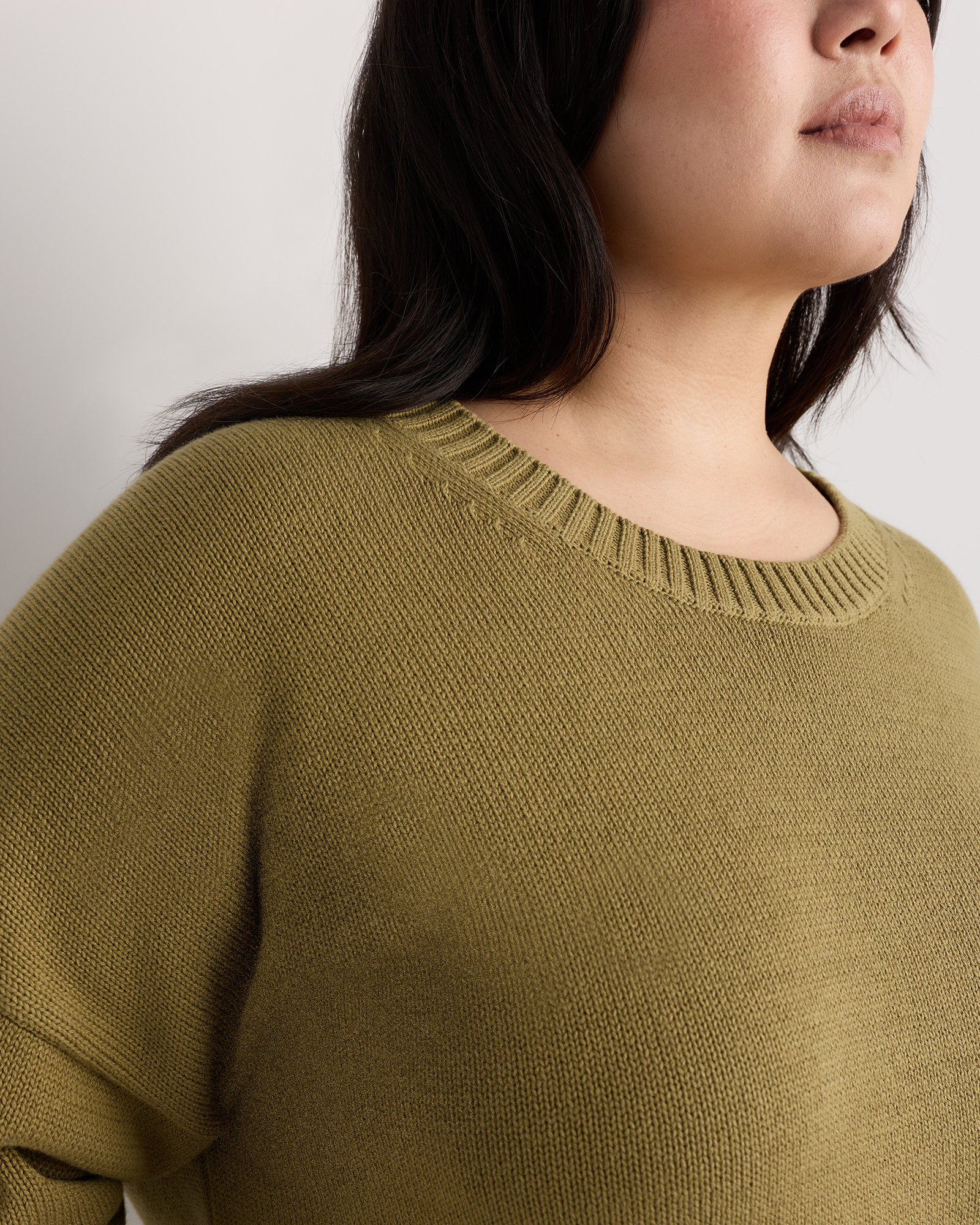100% Organic Cotton Boyfriend Crew Sweater — Image 15