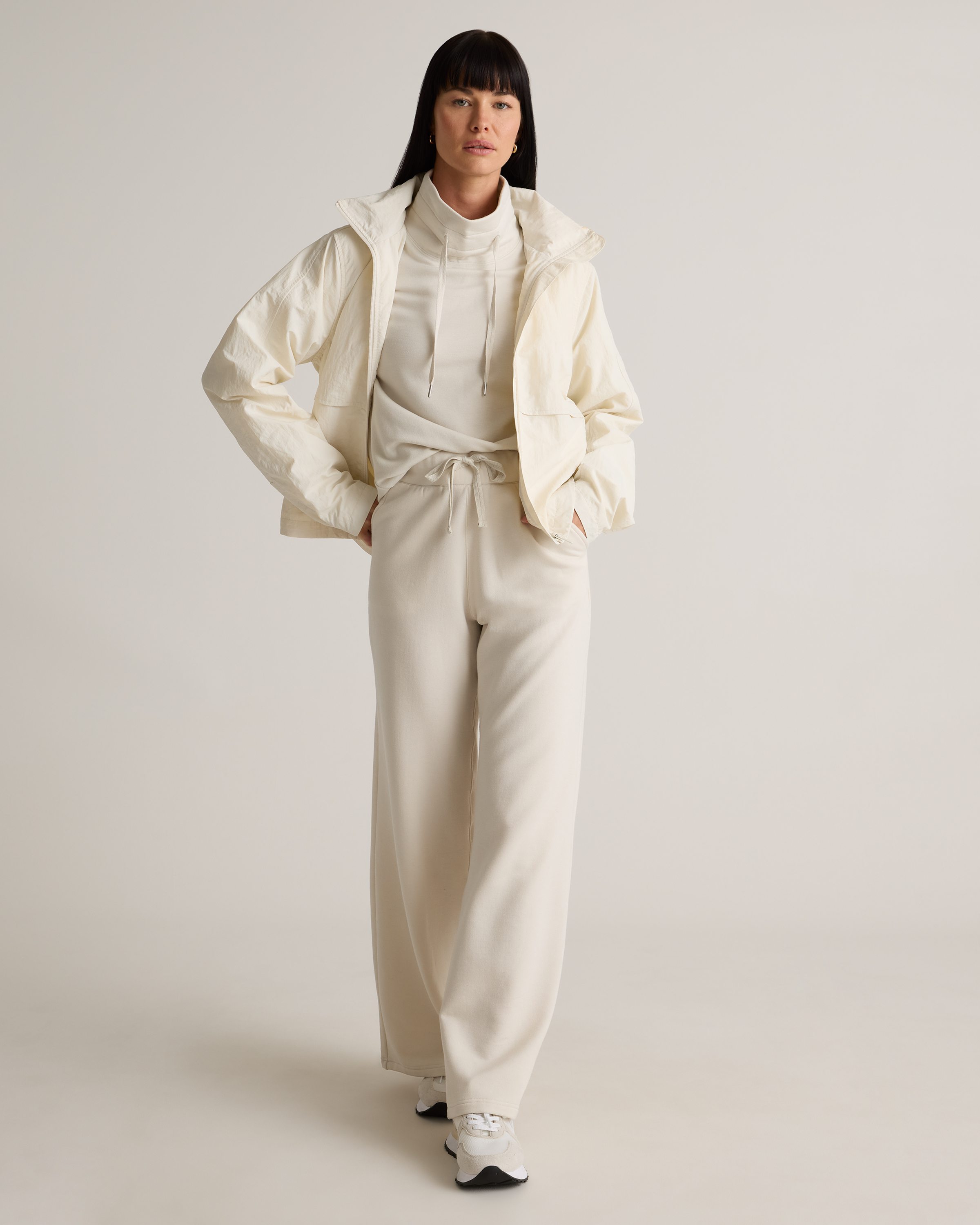 SuperSoft Fleece Mock Neck Pullover — Image 8