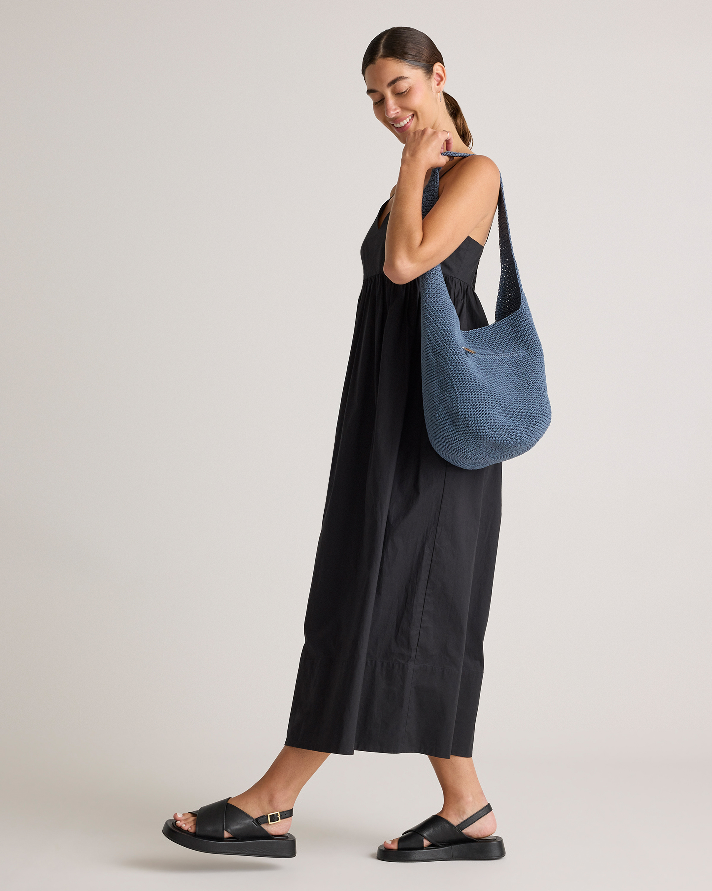 Hand Crochet Hobo Shoulder Bag — Image 8
