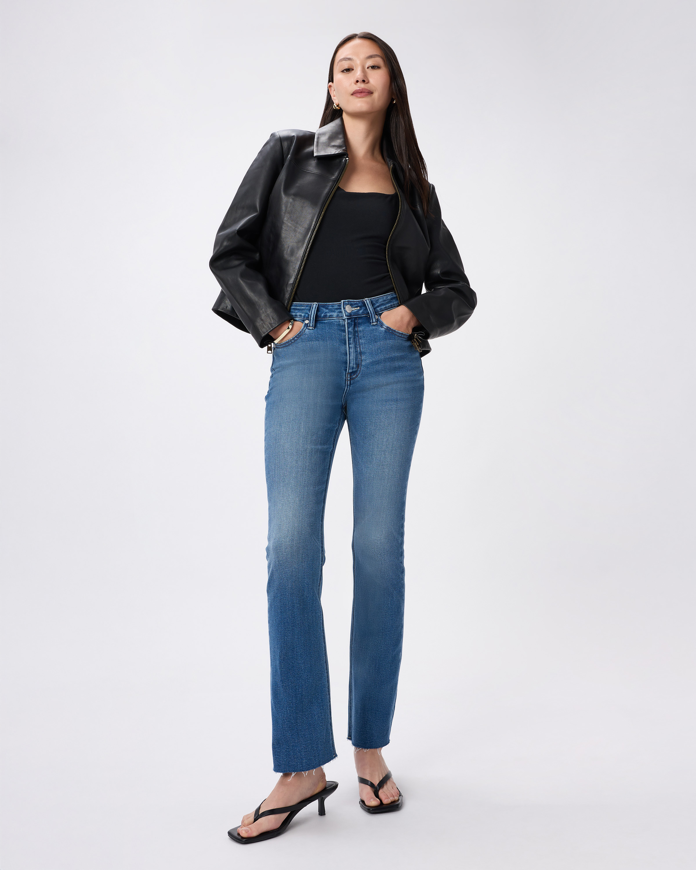 Bella Stretch Kick Flare Jeans — Image 171