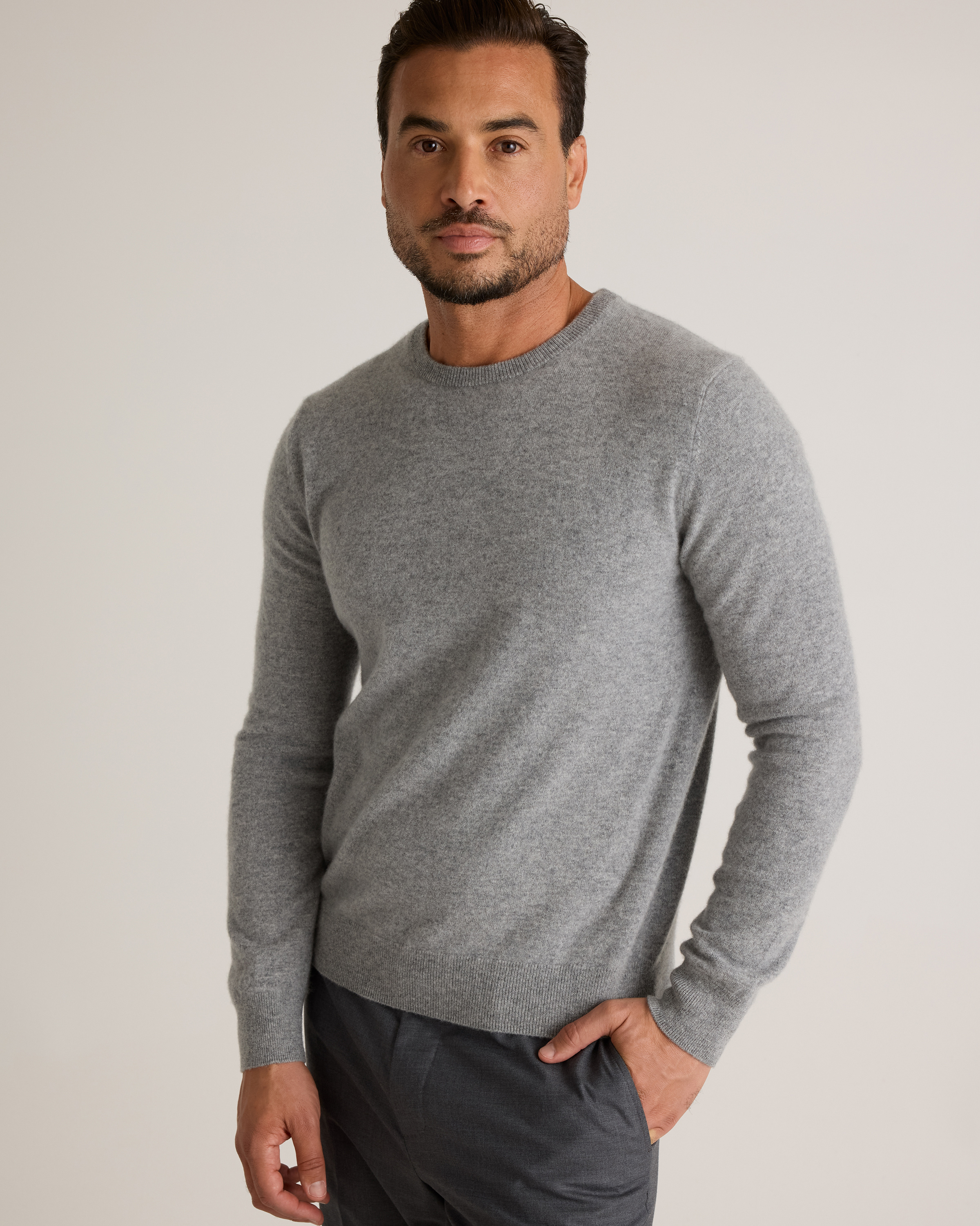 Mongolian Cashmere Crewneck Sweater — Image 9