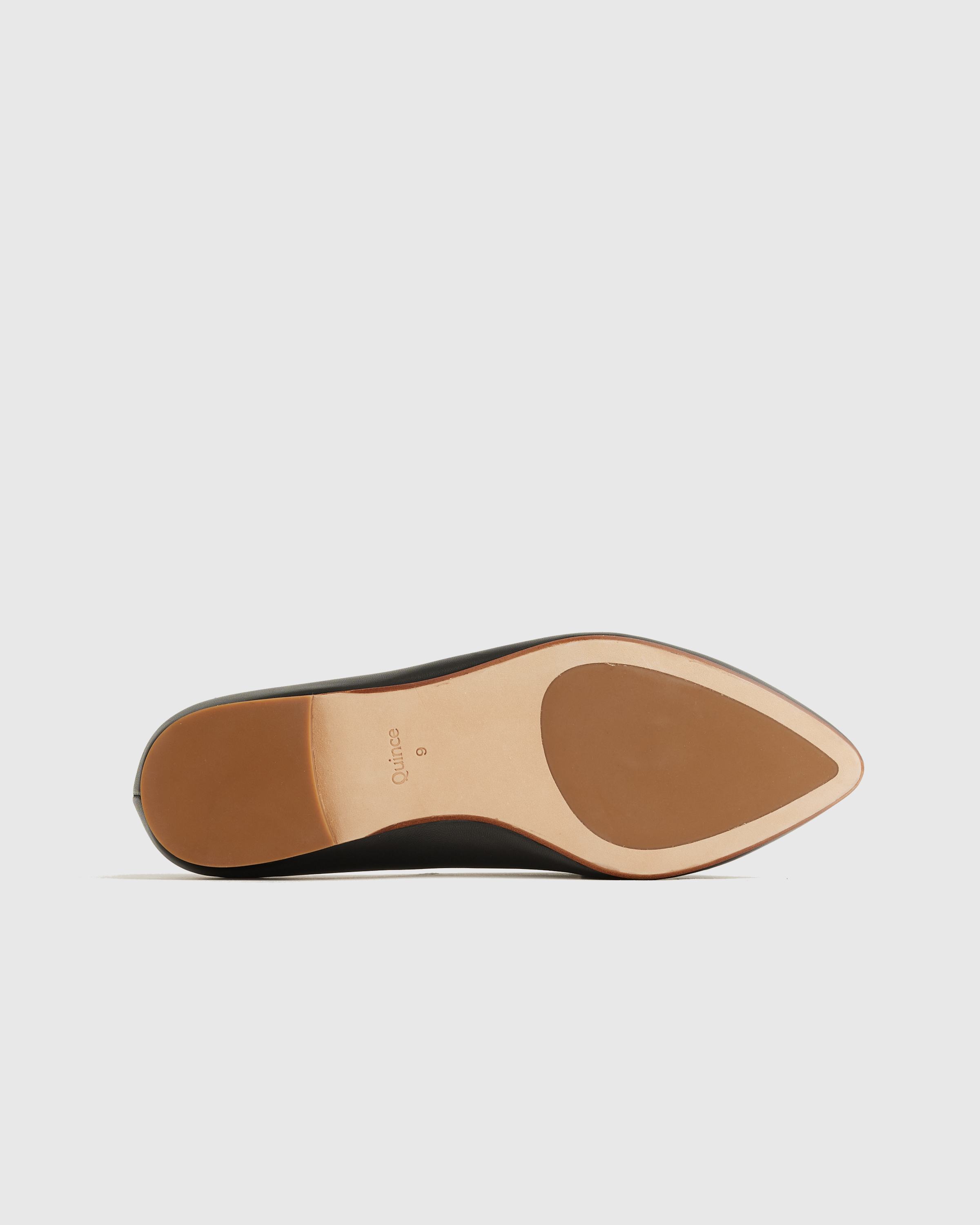 Italian Leather Pointed Bow Flat — Image 11