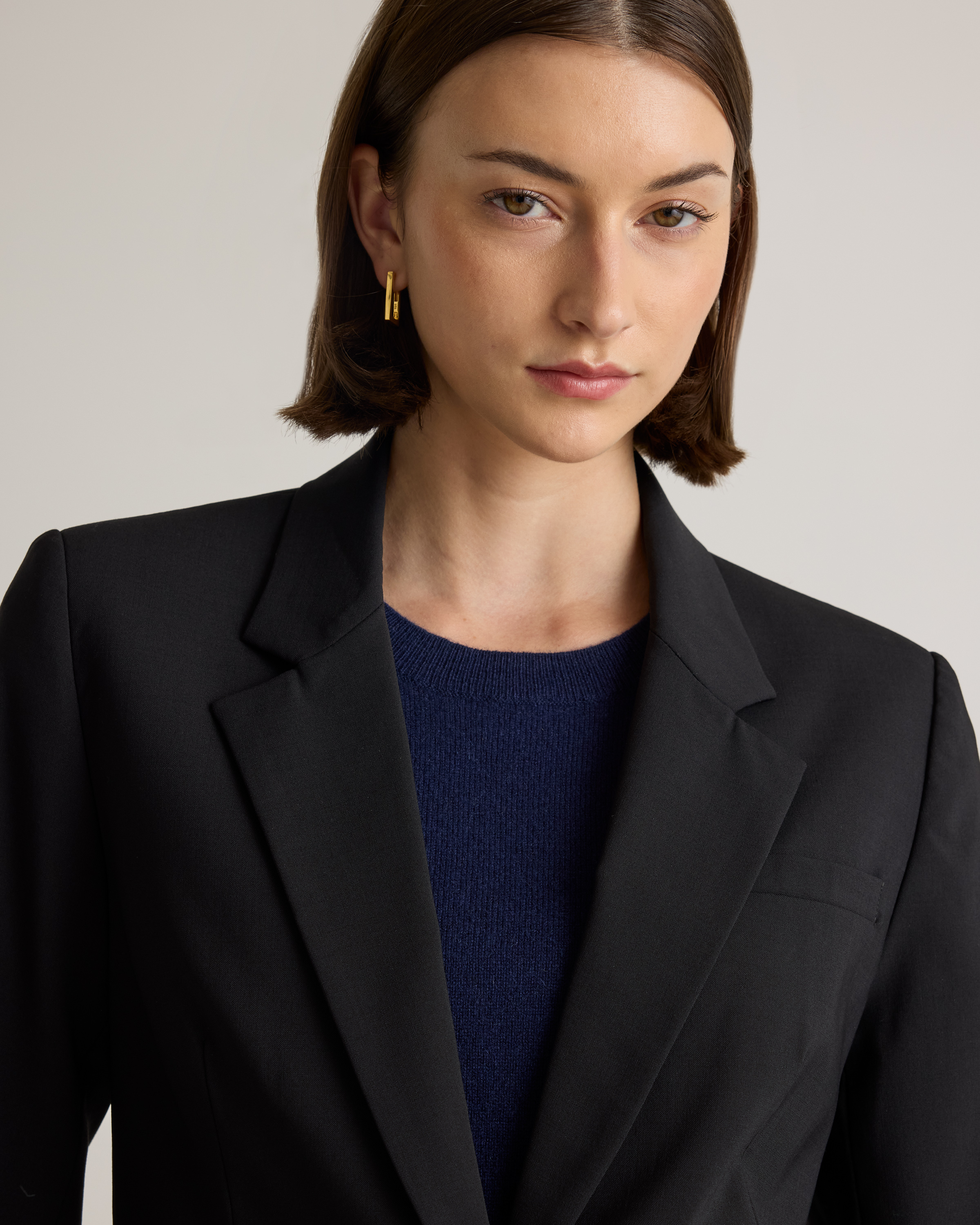 Italian Wool Long Blazer — Image 4