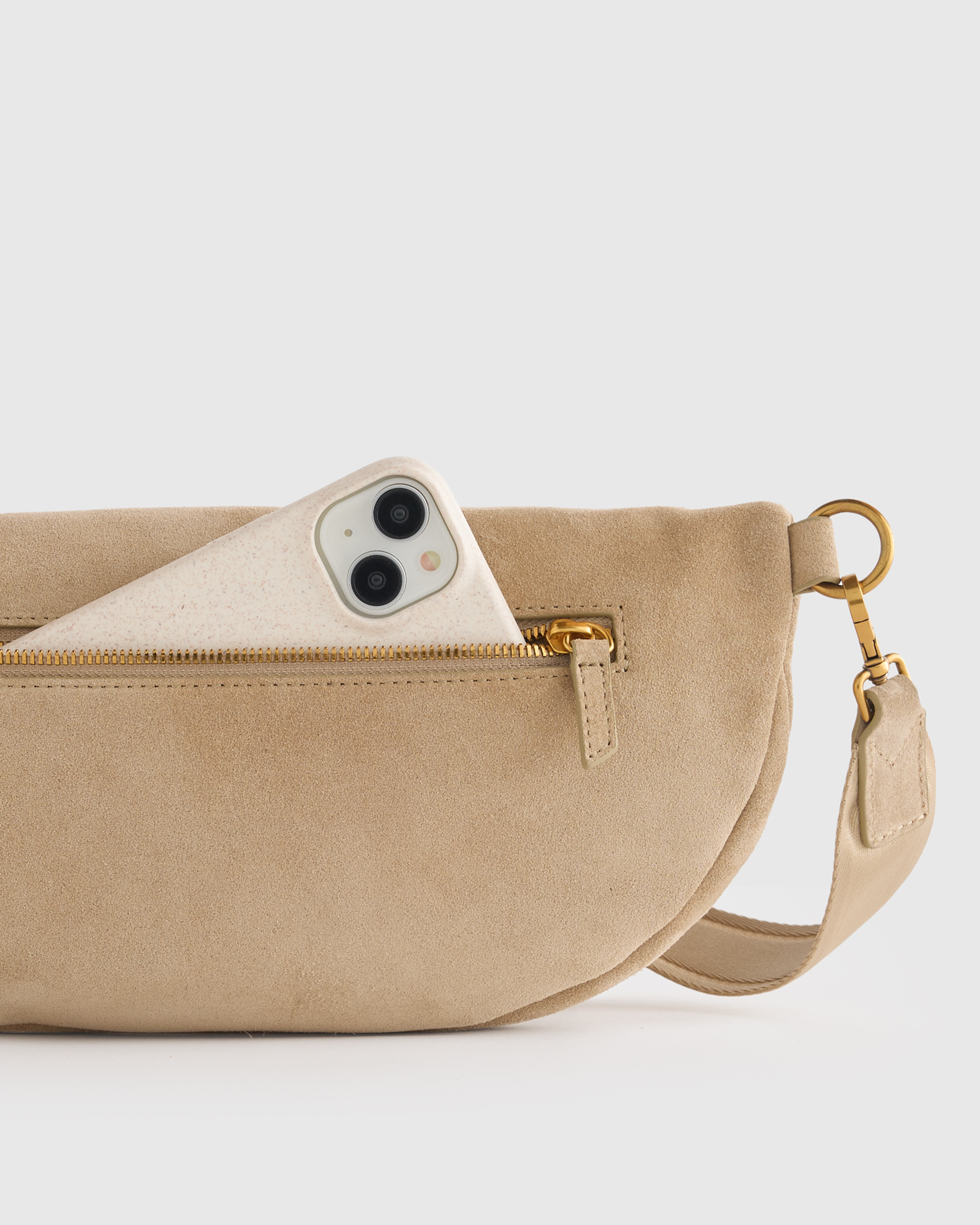 Italian Suede Sling Bag — Image 25