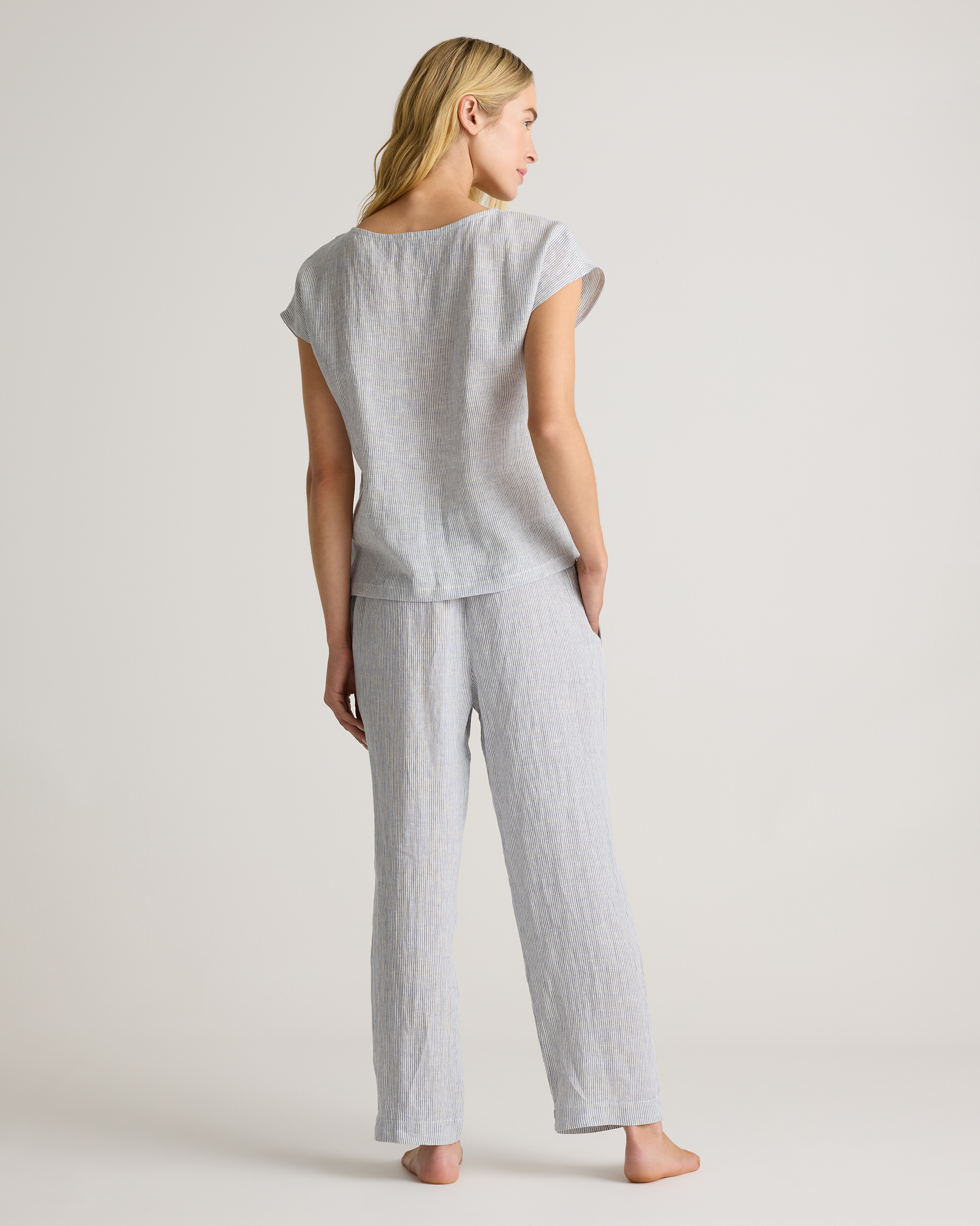 100% European Linen Pajama Set — Image 26