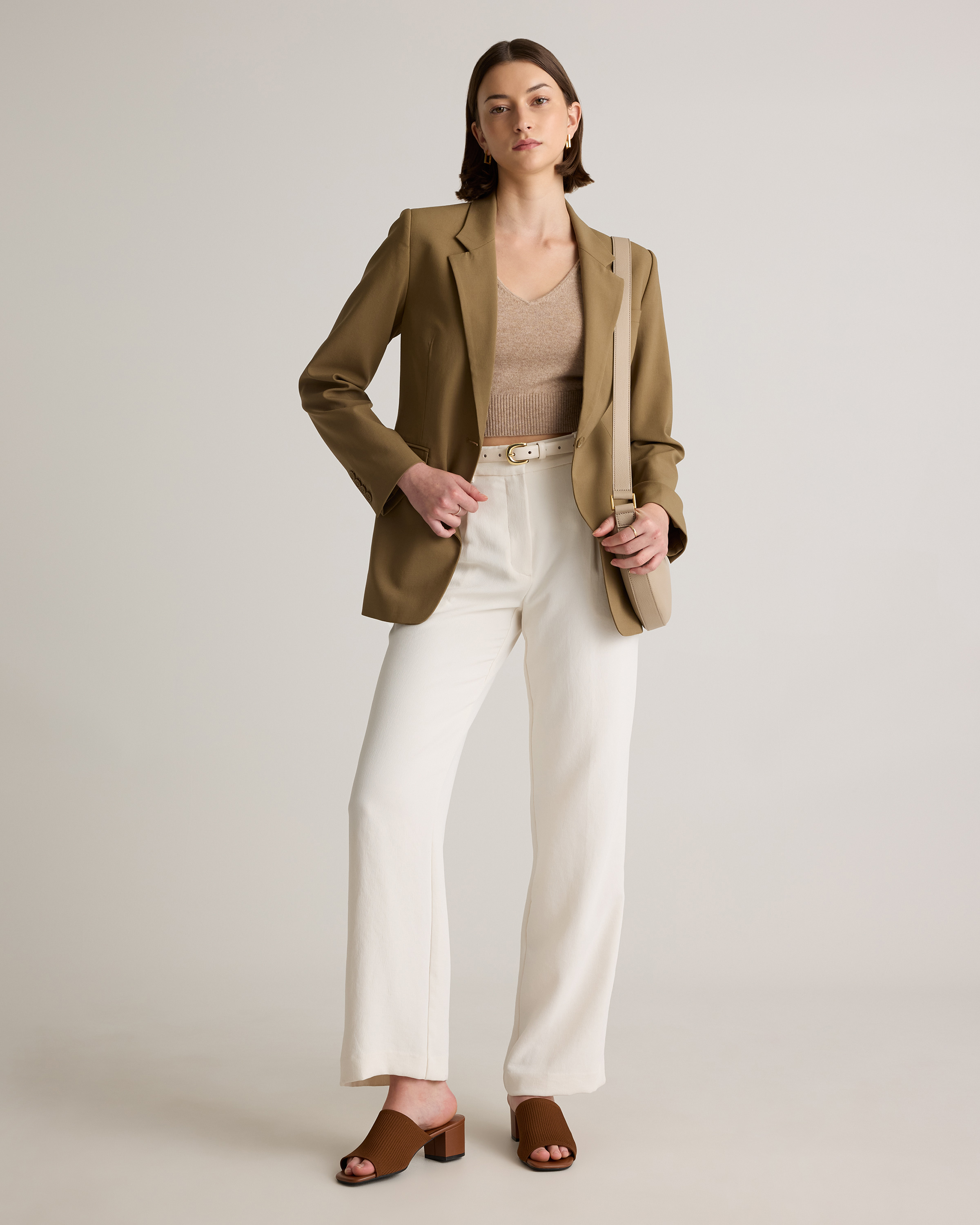 Italian Wool Long Blazer — Image 24