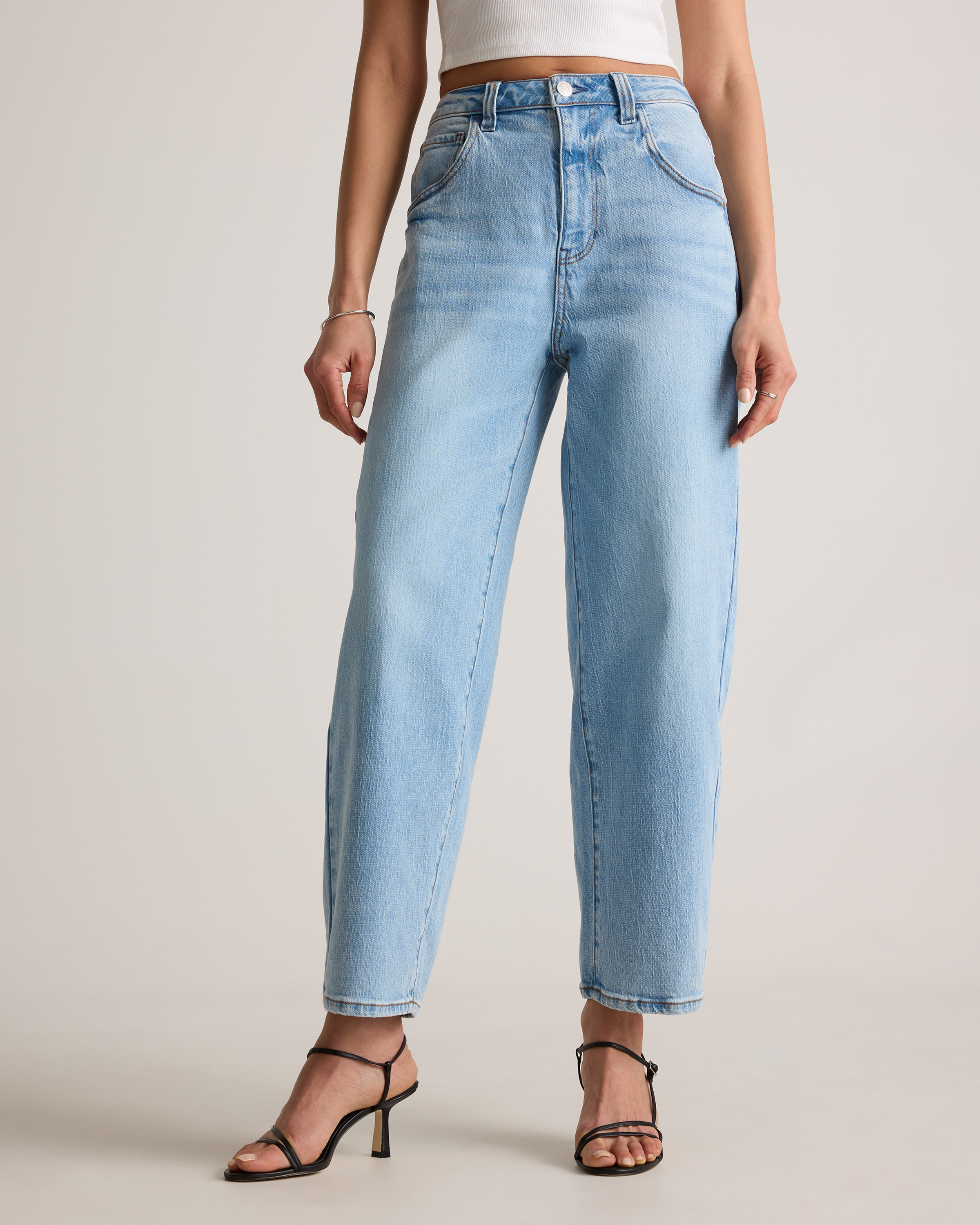 Bella Stretch Barrel Jeans — Image 5