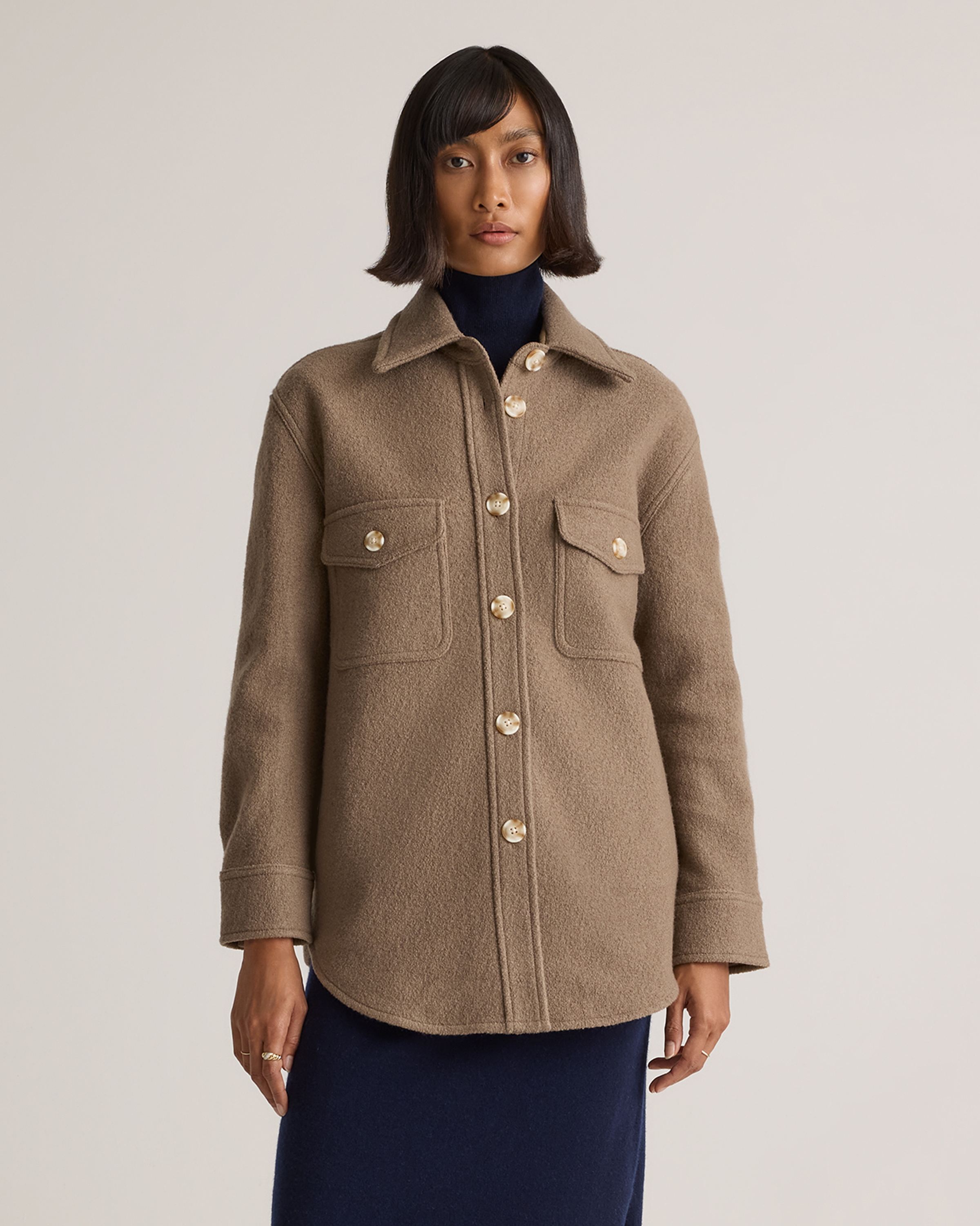 100% Merino Wool Shirt Jacket — Image 24