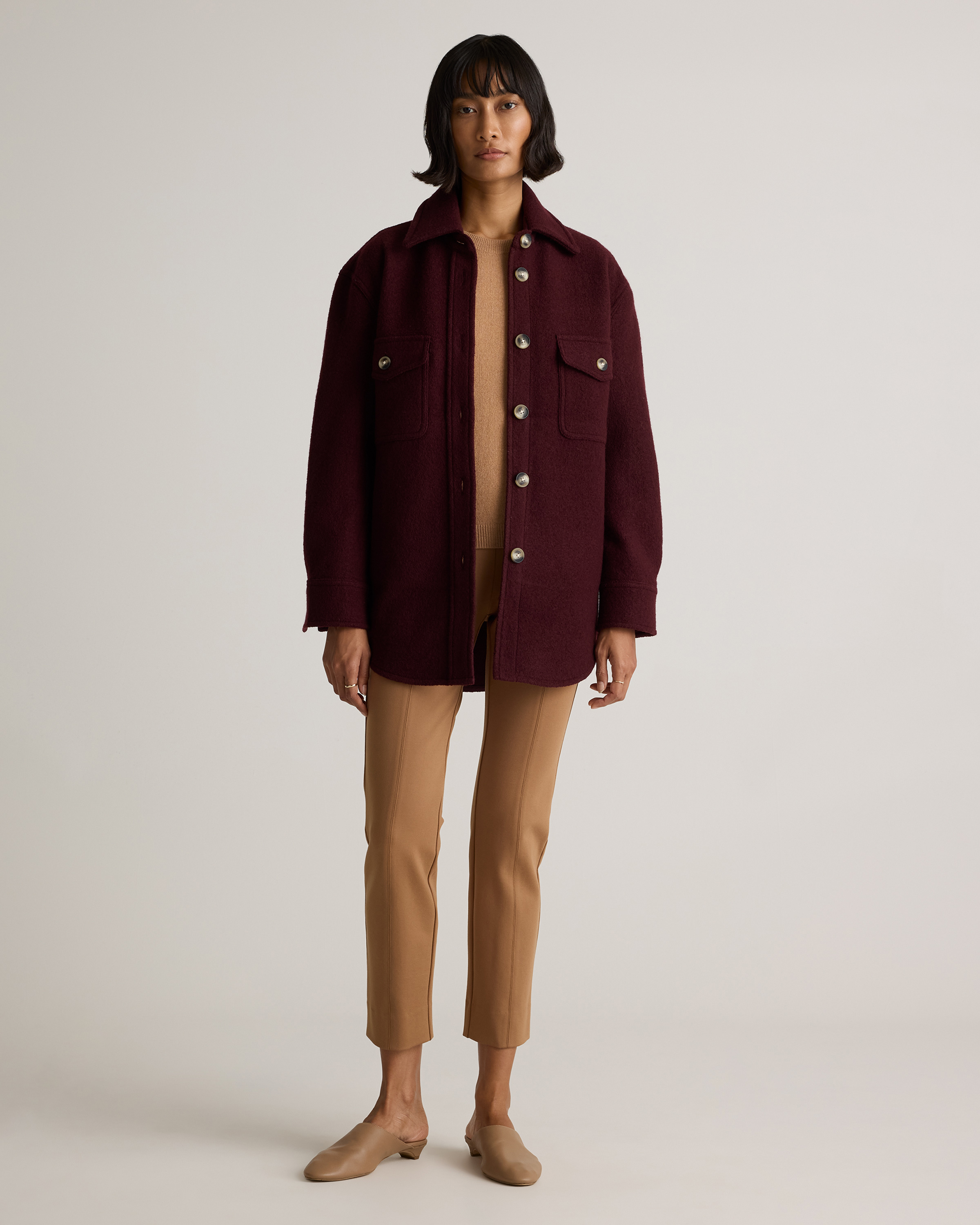 100% Merino Wool Shirt Jacket — Image 50