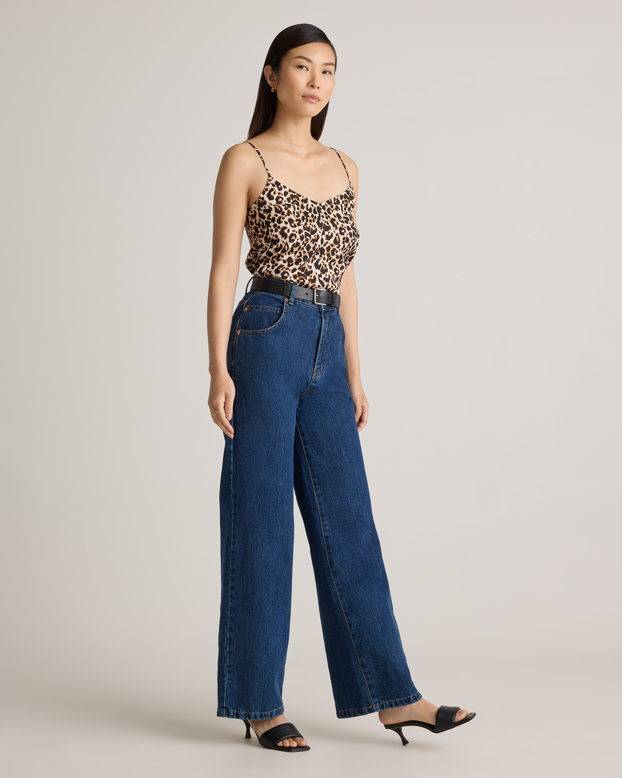 Washable Stretch Silk V-Neck Cami — Image 22