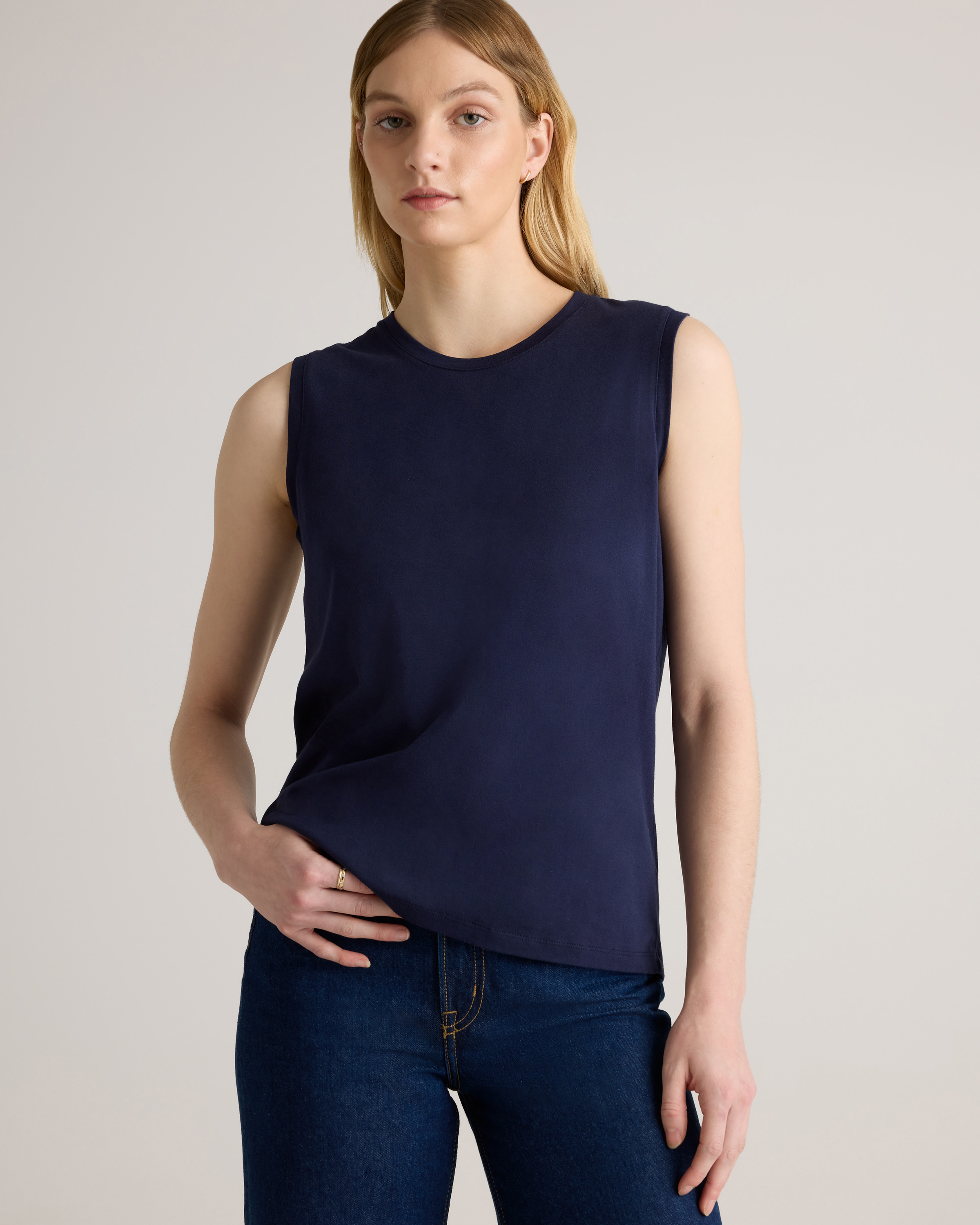 Cotton Modal Muscle Tank — Image 24
