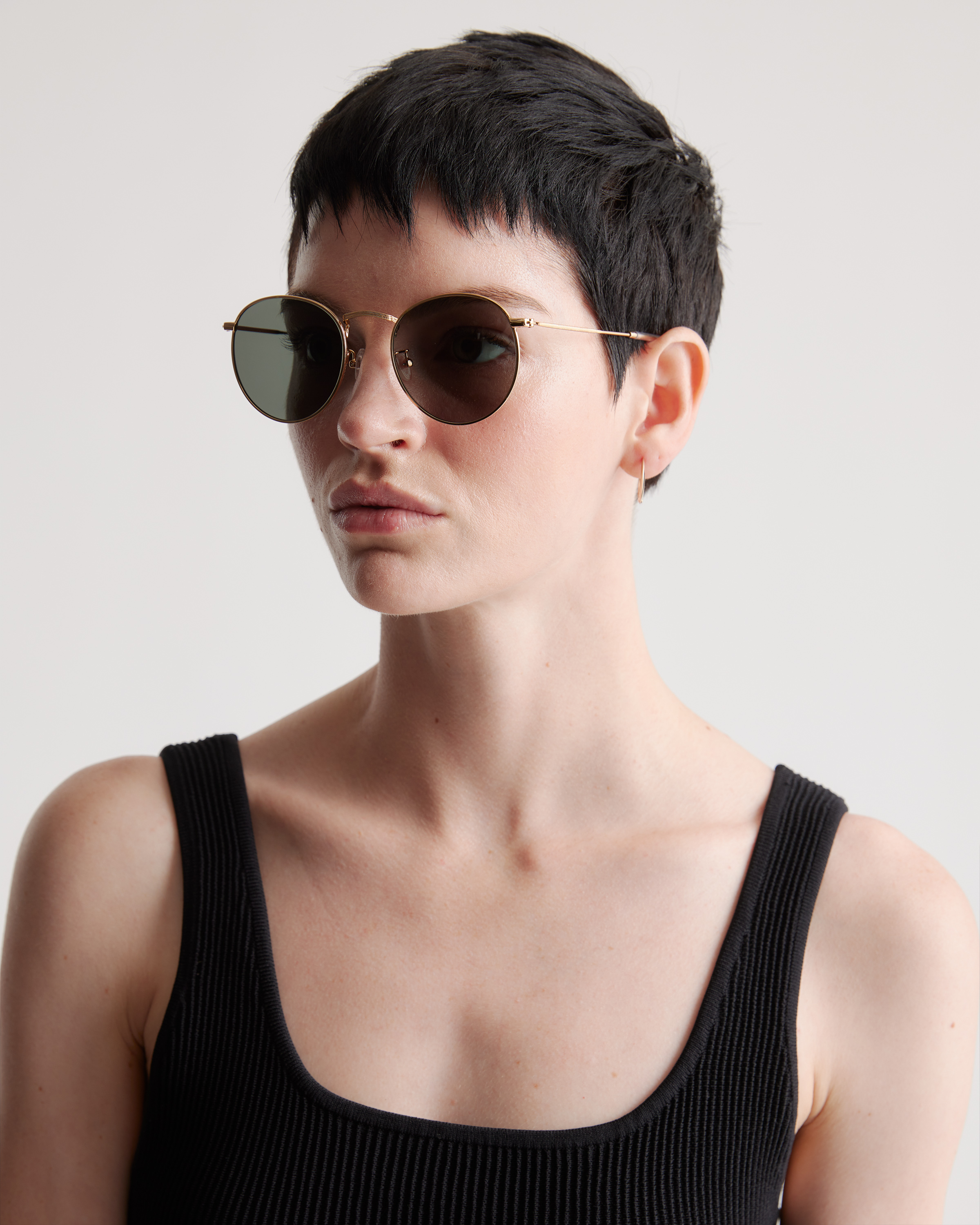 Hugo Polarized Stainless Steel Sunglasses — Image 4
