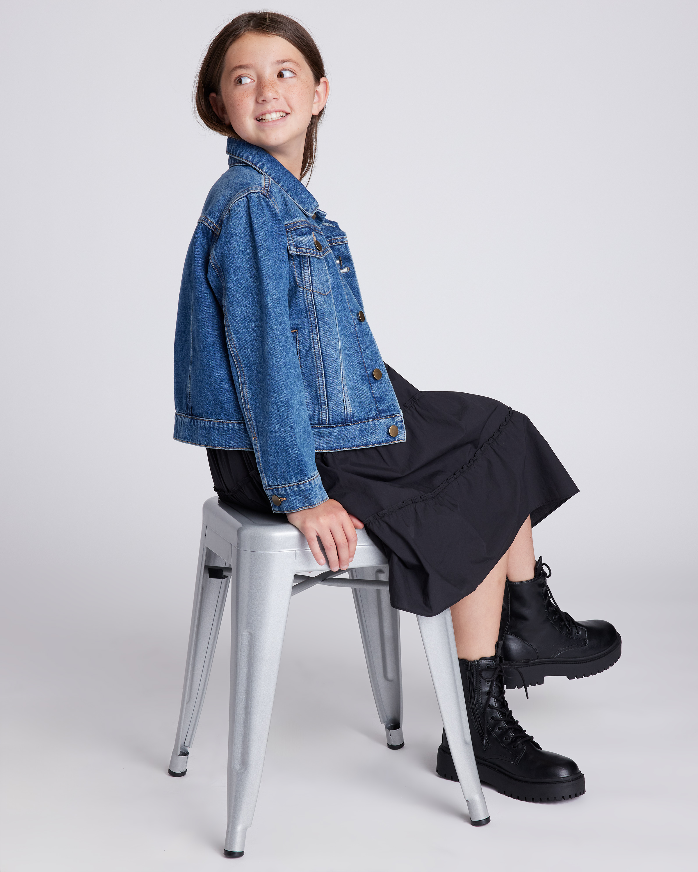 100% Organic Cotton Poplin Smocked Dress — Image 11